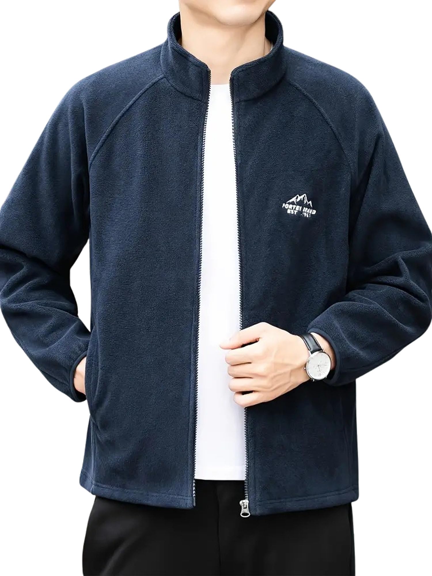 Lymio Men's Lightweight Outwear Jacket - Blue