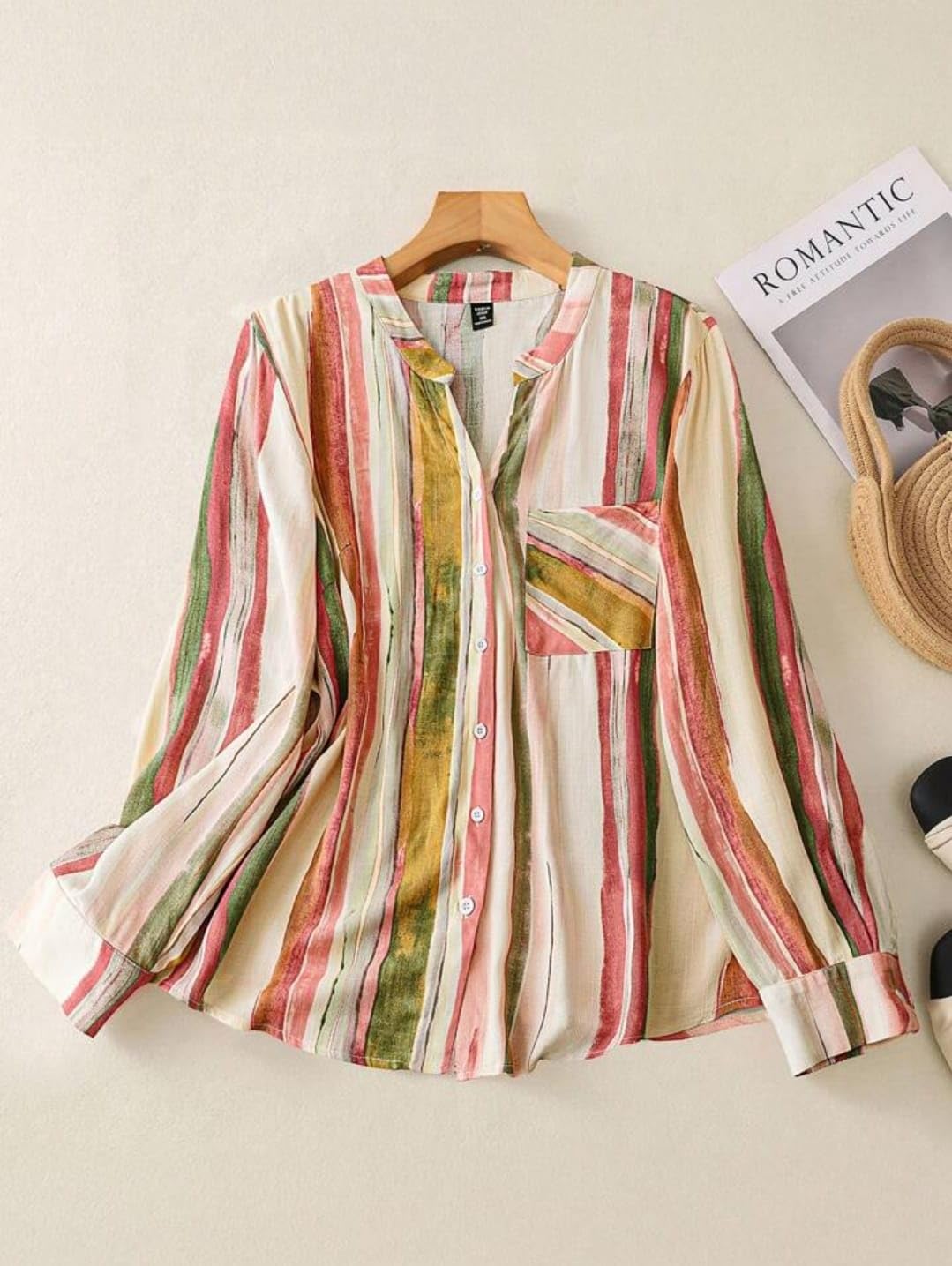 Gufrina Women's Cotton Striped Shirt - Image 2