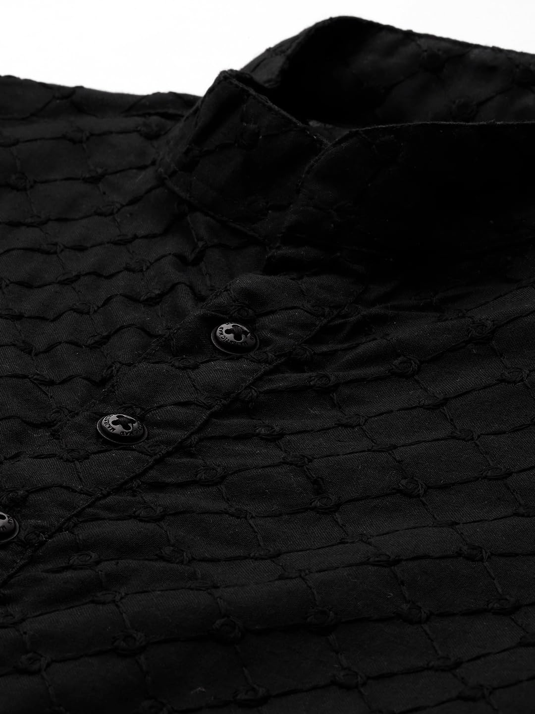 Majestic Man Kurta - Black - Image 5