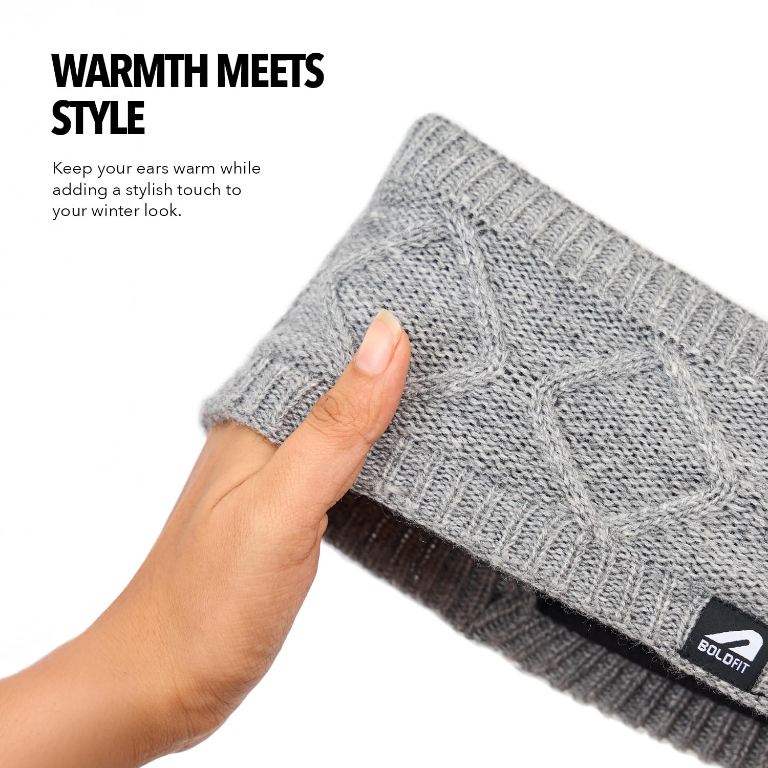 Boldfit Grey Unisex Ear Muffs - Image 5