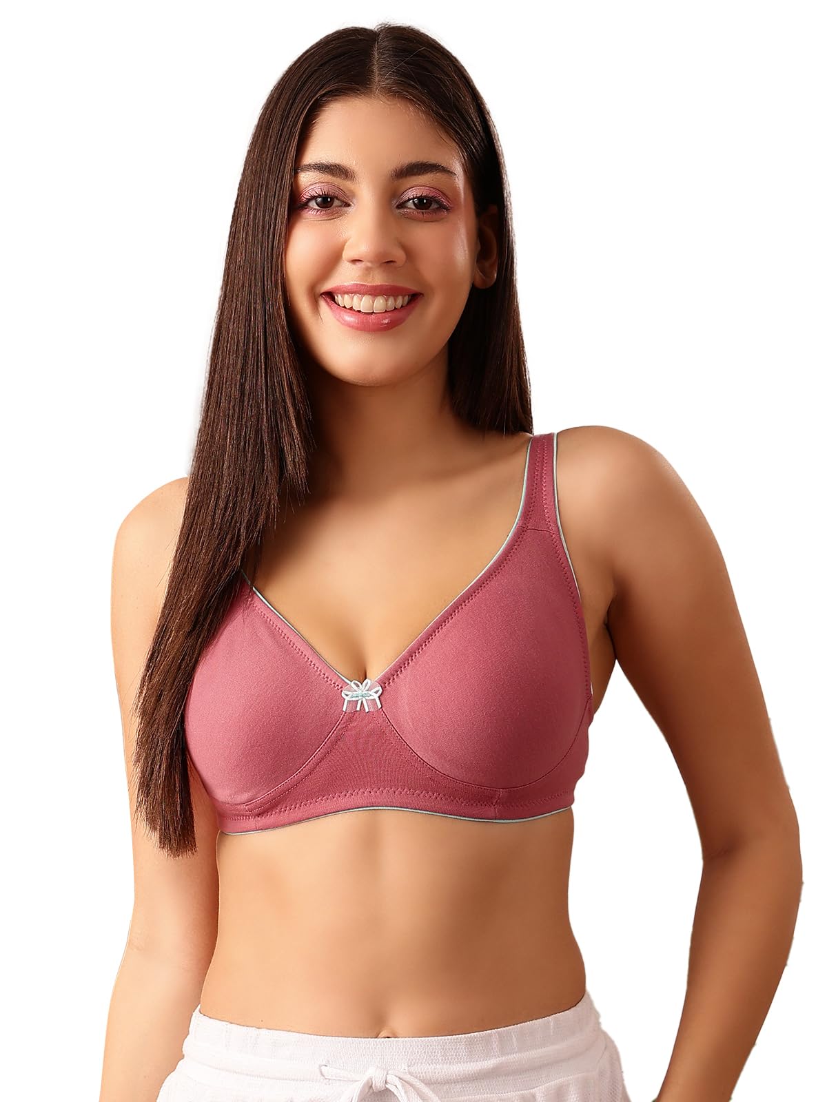 Clovia T-Shirt Bra for Women - Pink
