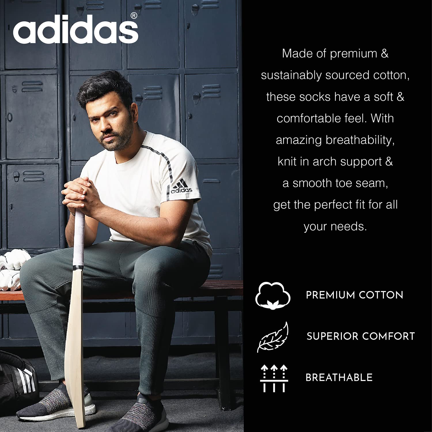 Adidas Unisex Ankle Length Socks Multicolored - Image 2