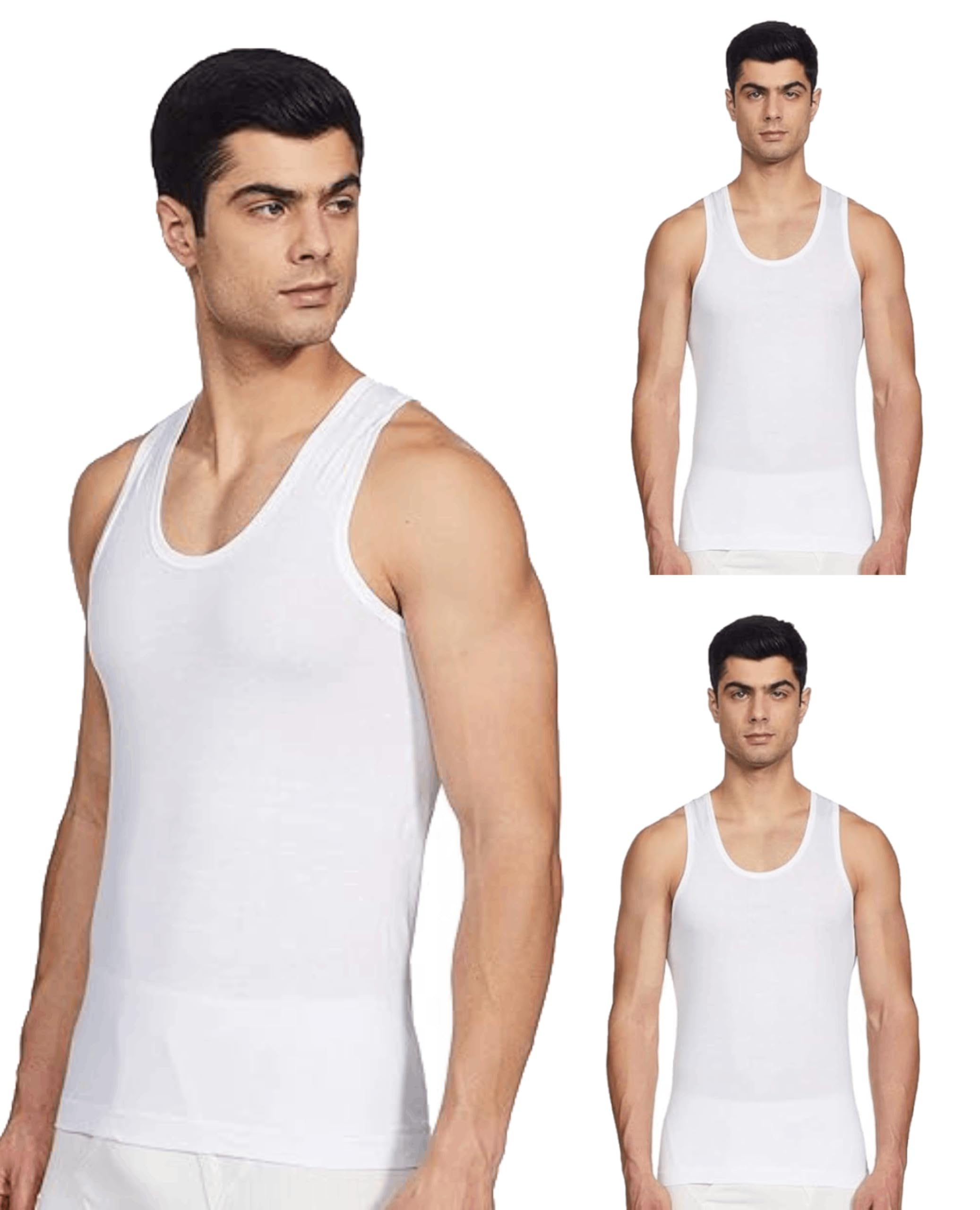 Rupa Men's Cotton Sleeveless Vest