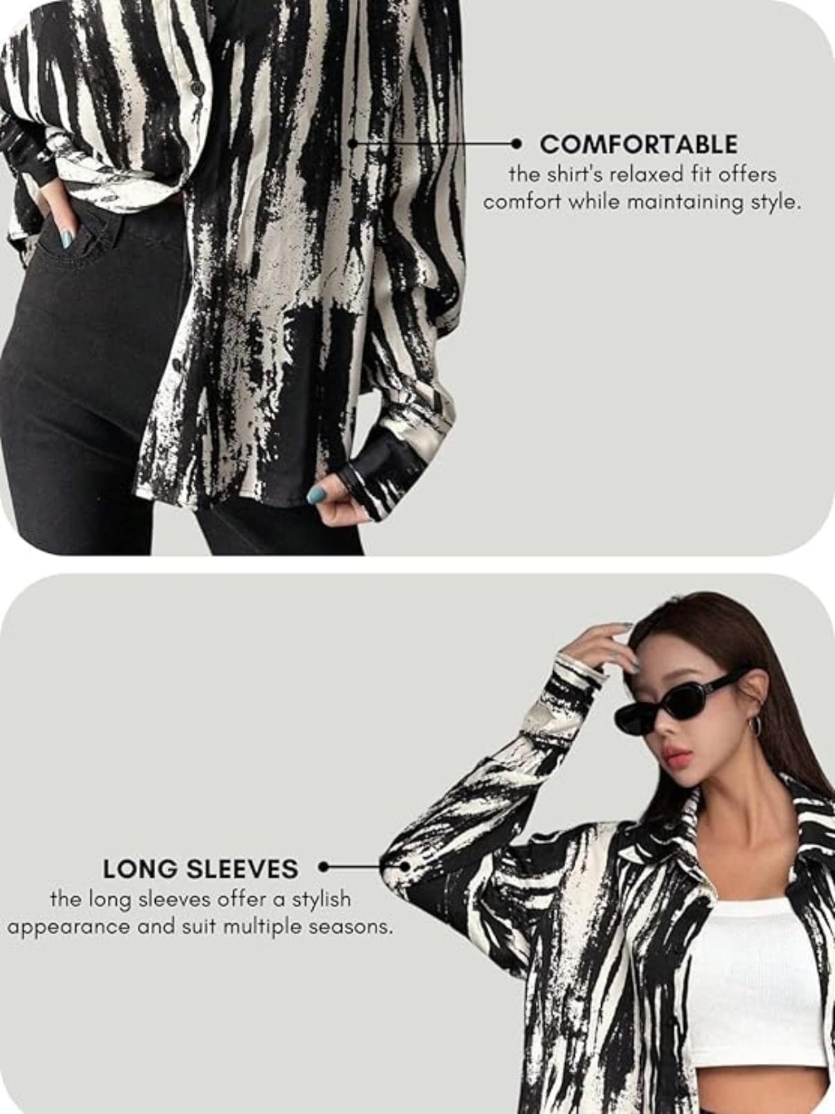 Korean Style Shirt for Women - Rayon - Image 5