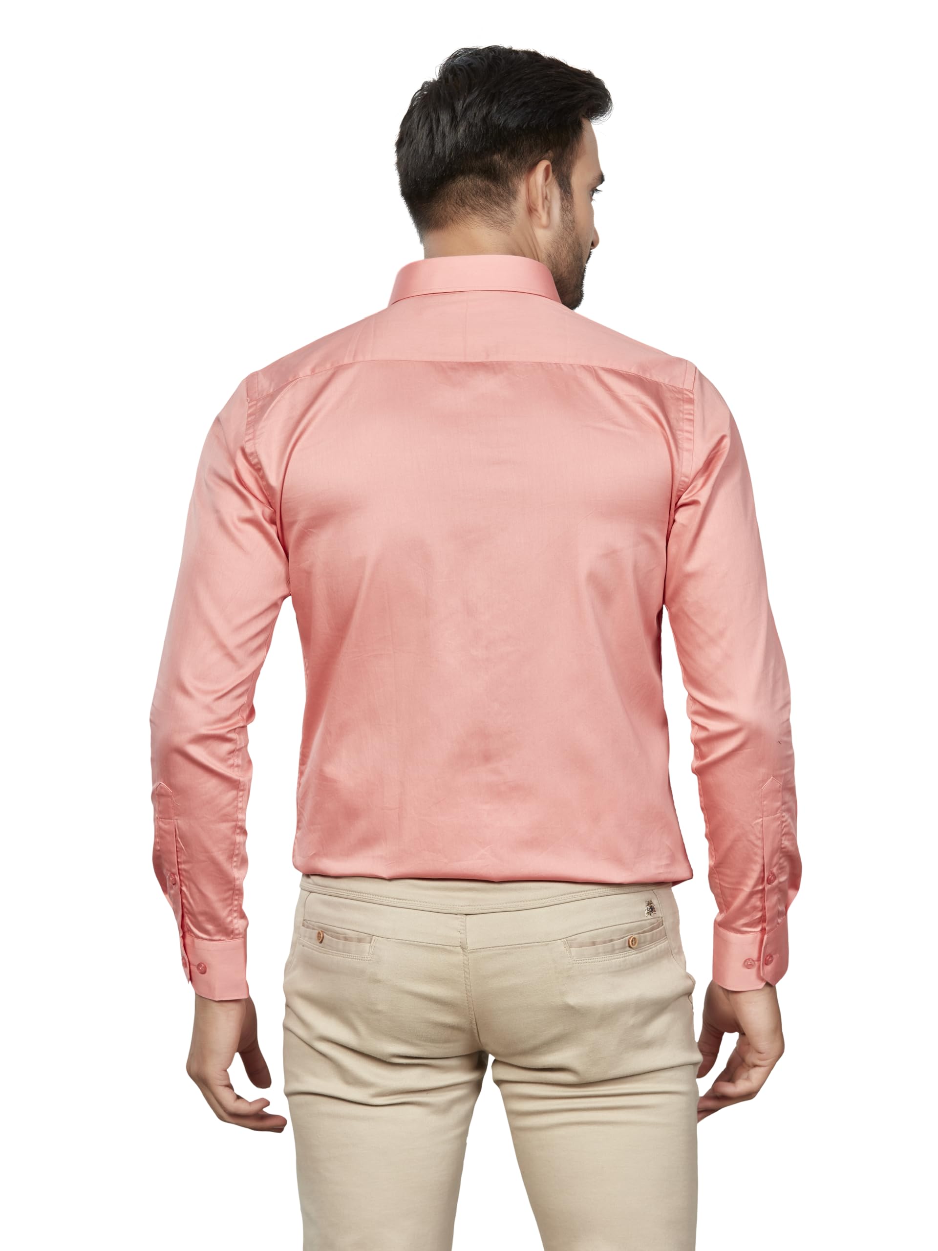 DUKUL Men's Solid Formal Shirt - Image 2