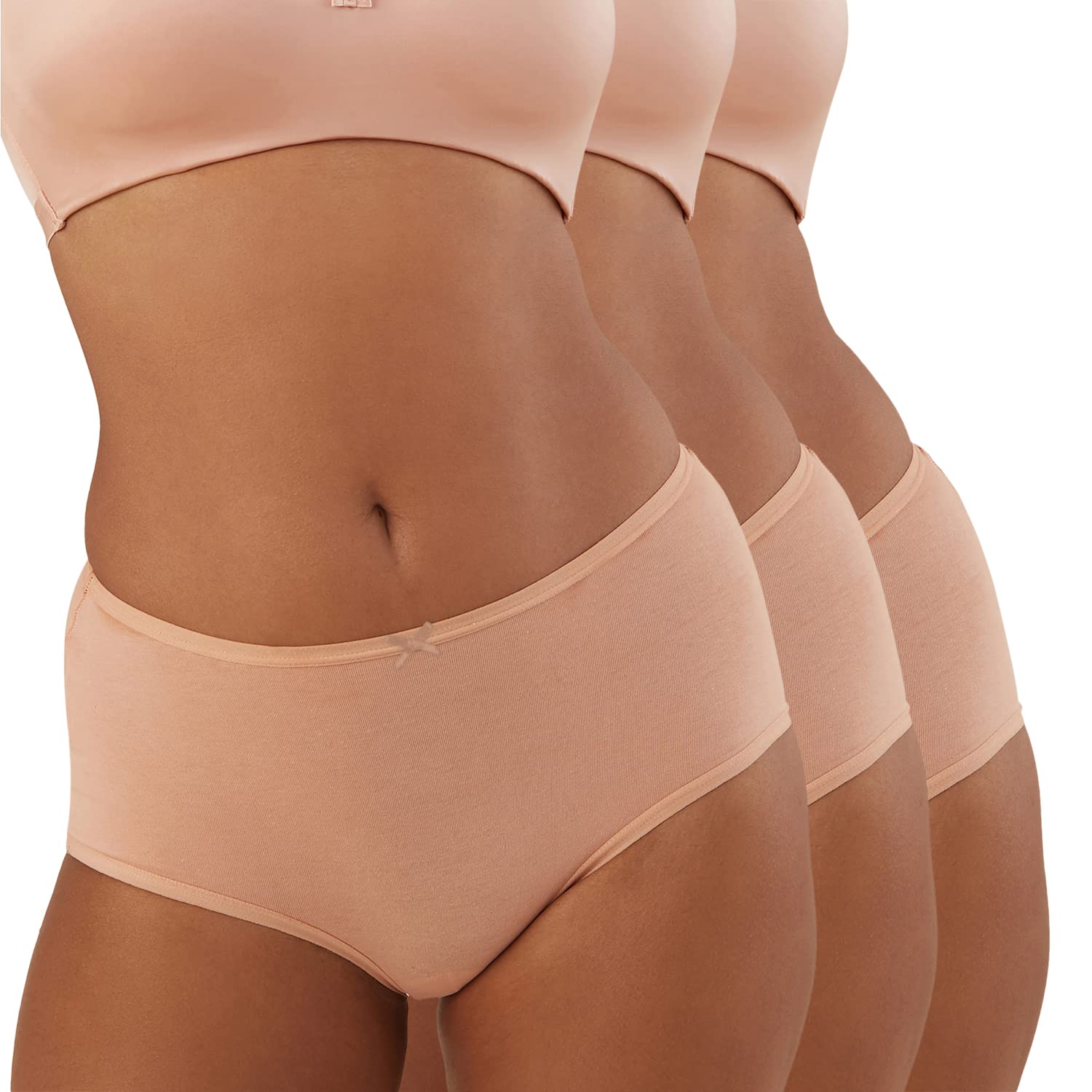 NYKD All Nude Cotton Full Brief Panty for Women