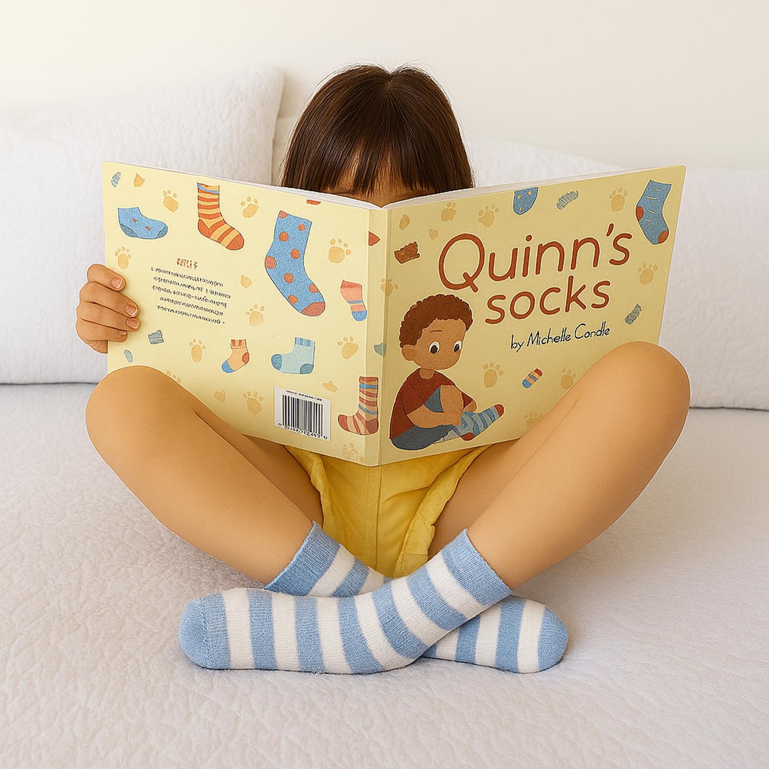 FOOTPRINTS Kids Socks - Organic Cotton Stripes & Stars - Image 3