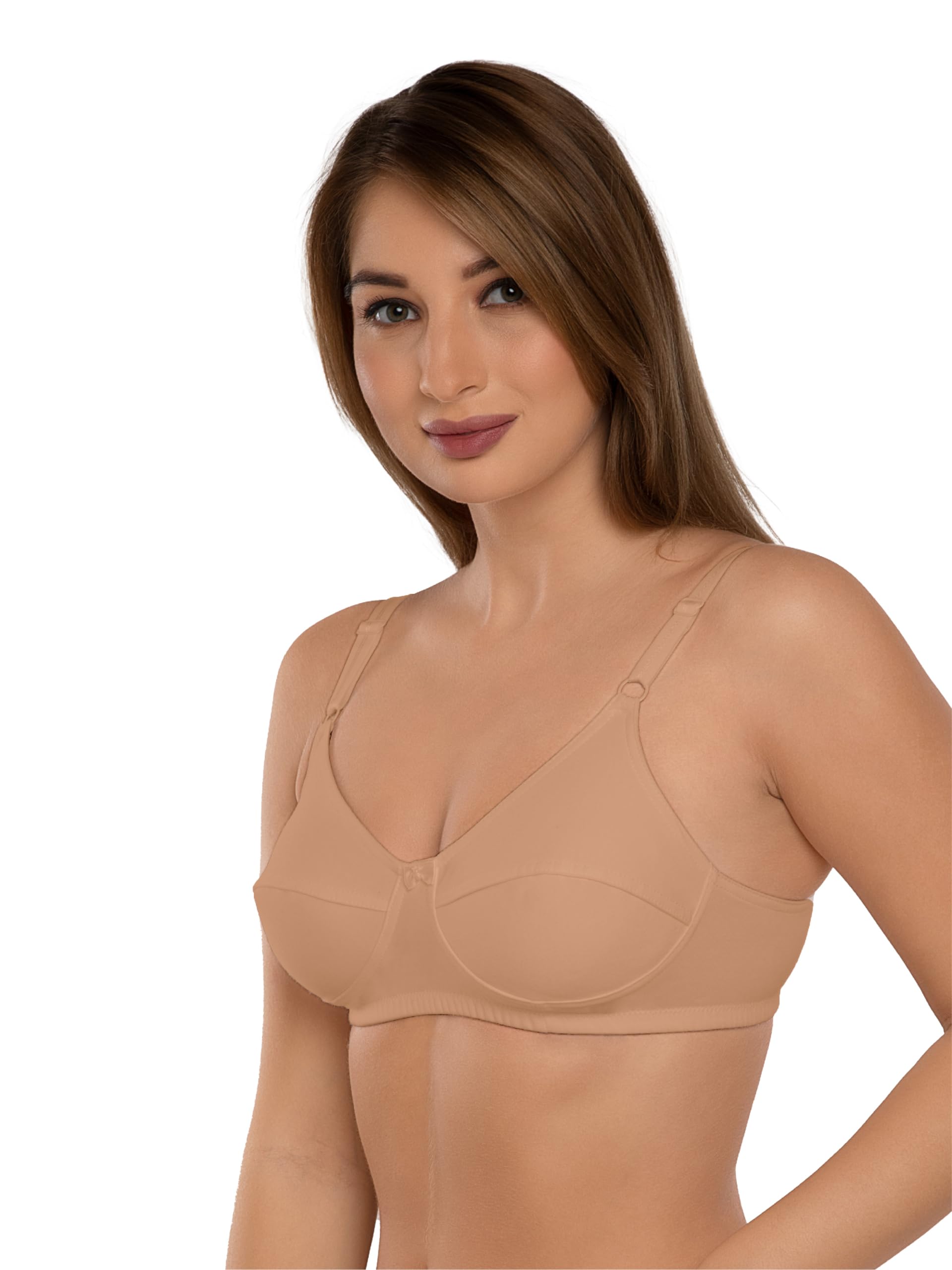 DAISY DEE Women's Cotton Non-Wired Bra - Carrot - Image 5
