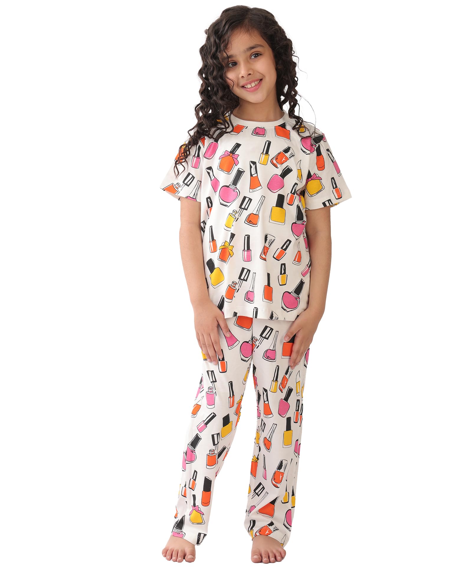 ANTHRILO Summer Pyjama Set - White