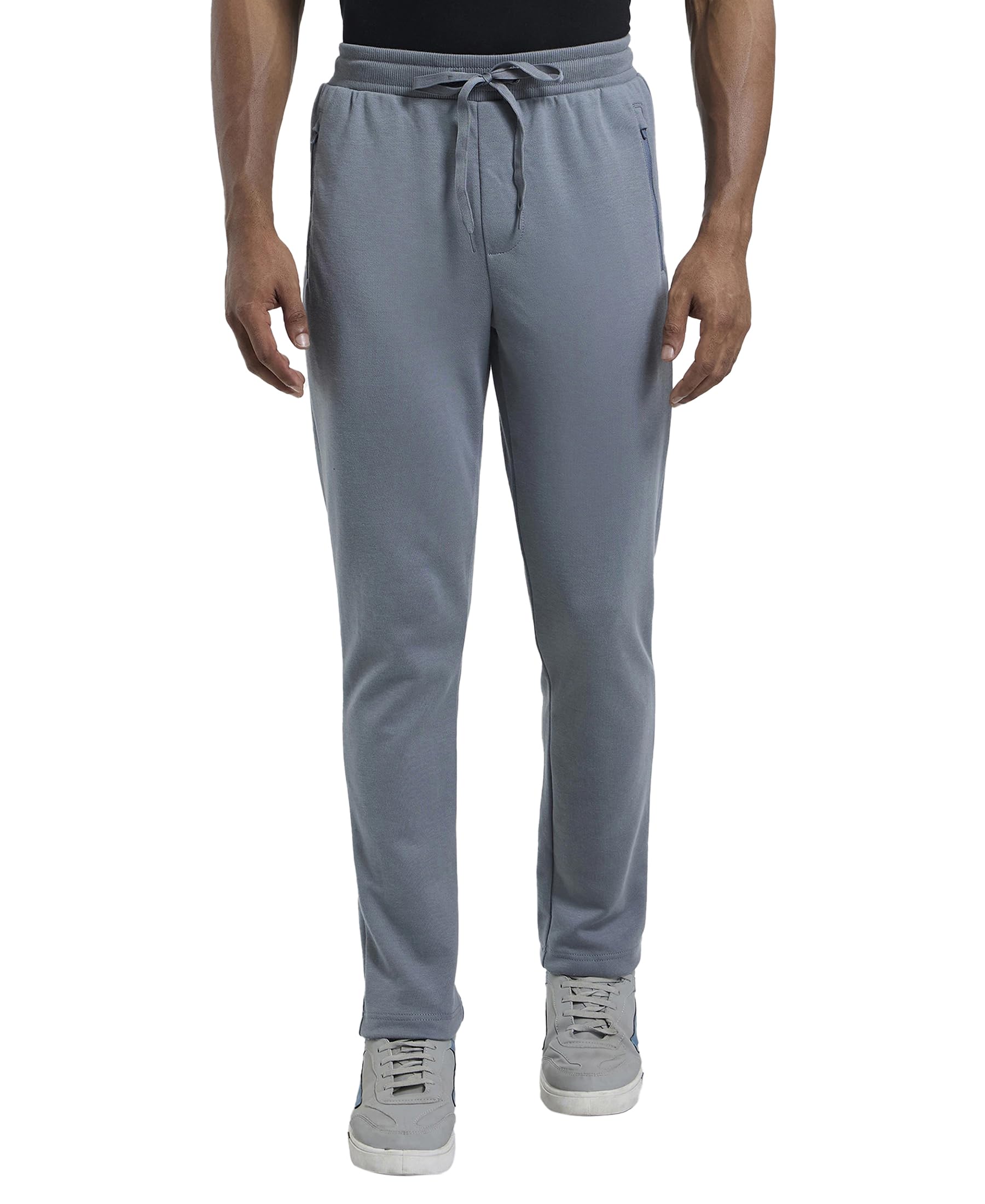 Jockey Men's Slim Fit Casual Trousers - Grey