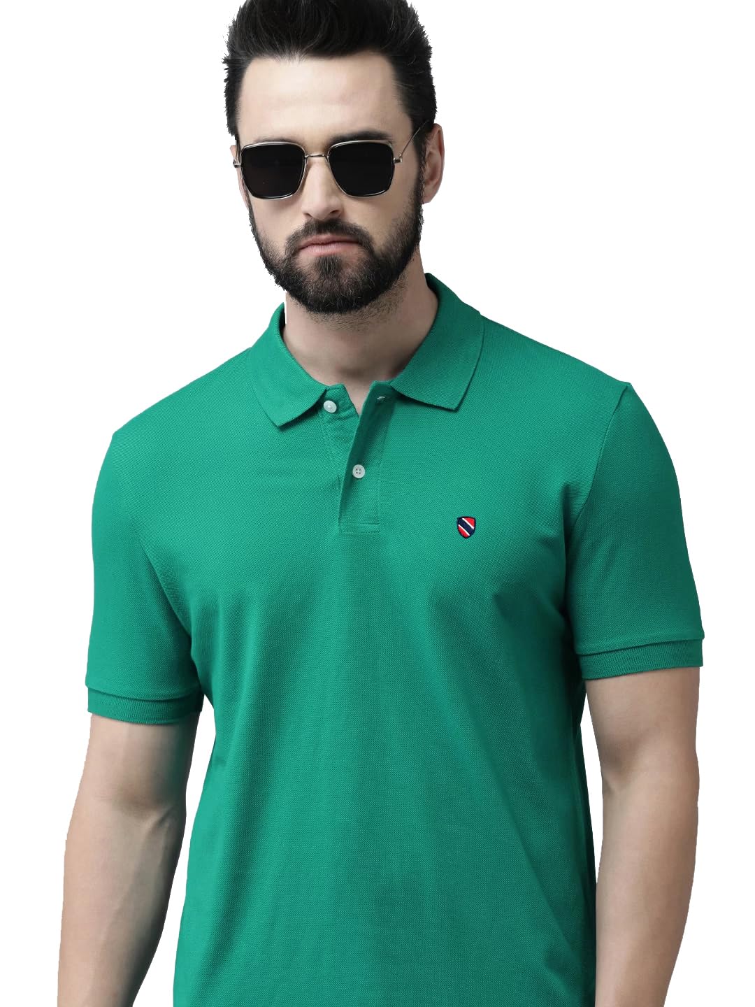 GarbGlide Men's Printed Polo T-Shirt