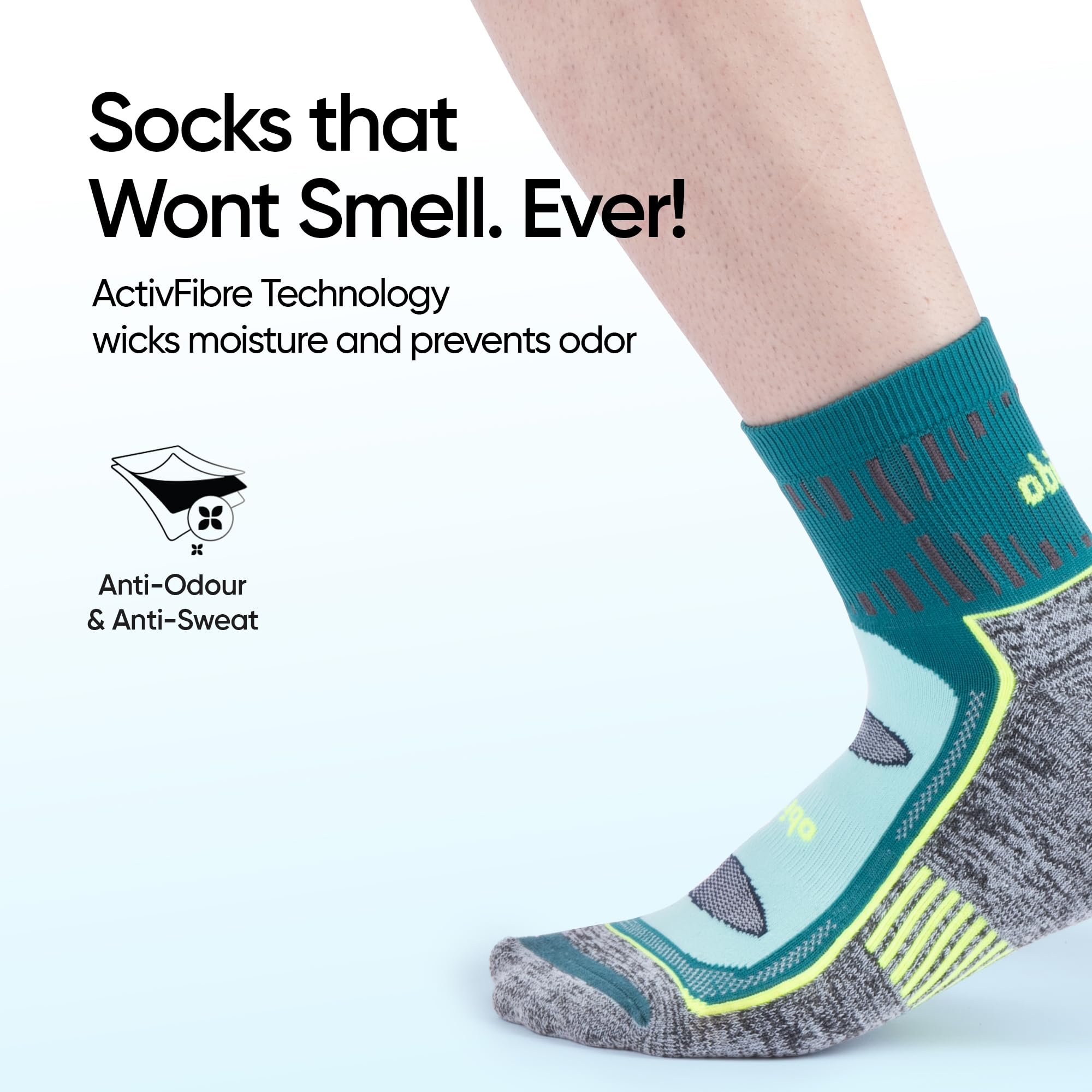 Frido Quarter Length Socks for Men & Women - Image 5