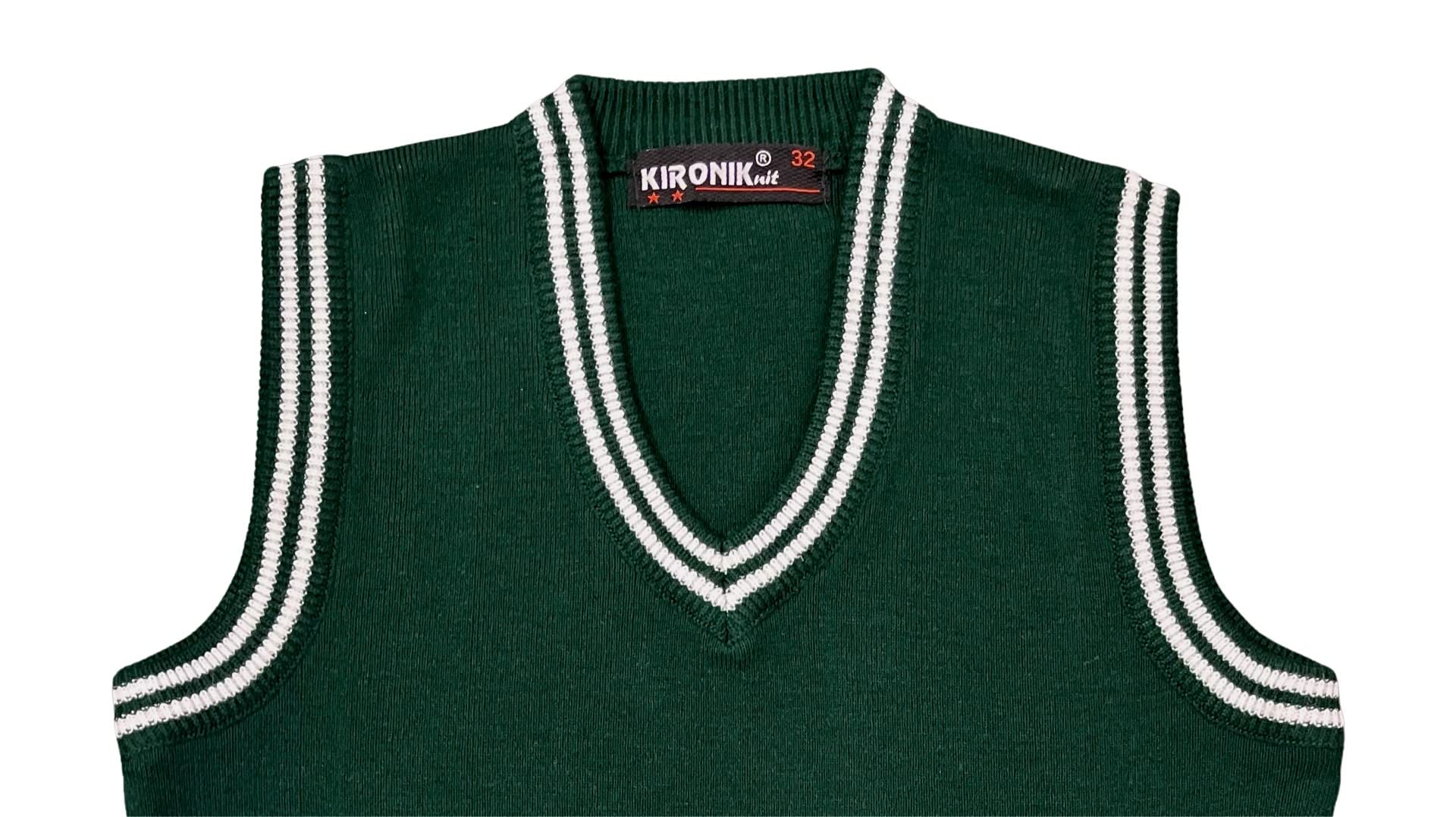 KIRONIKNIT Boys Acrylic Sleeveless Sweater - Image 3