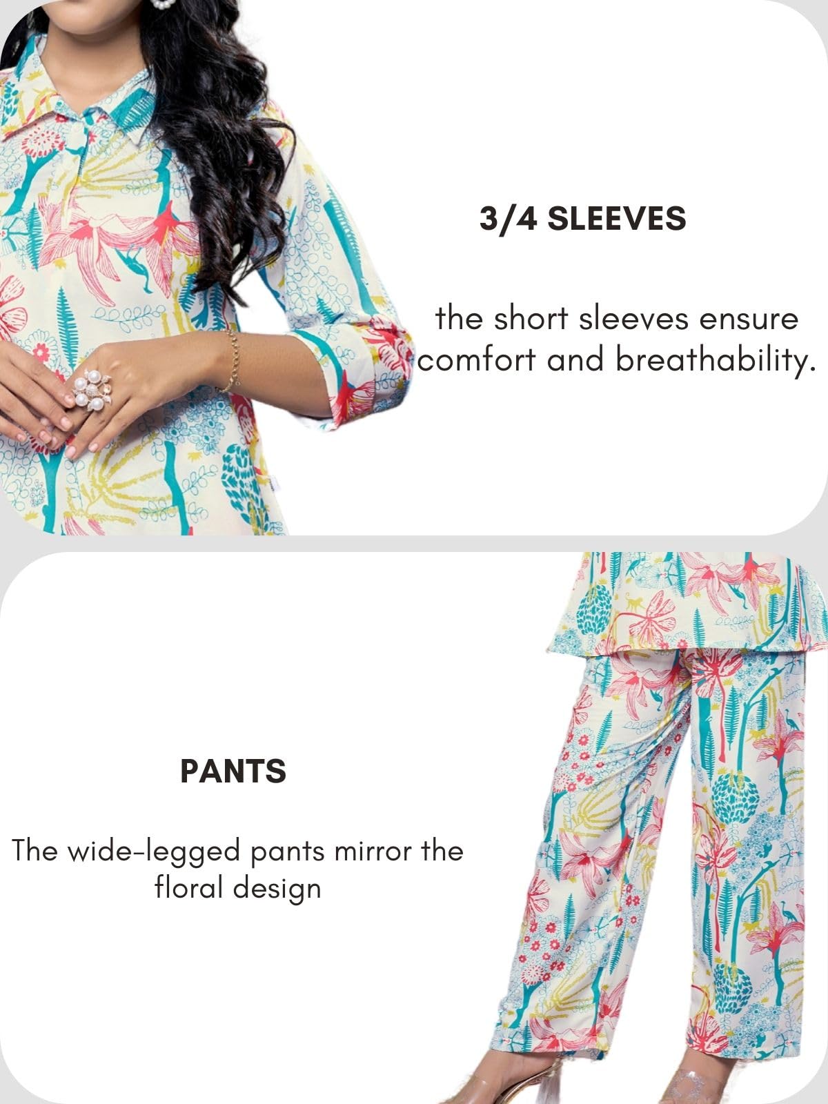 GRECIILOOKS Blue Rayon Kurta Set for Women - Image 5