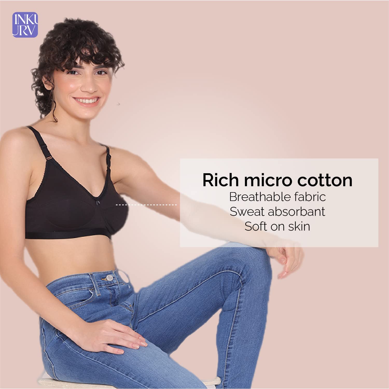 INKURV Full Coverage Bra for Women - Image 4