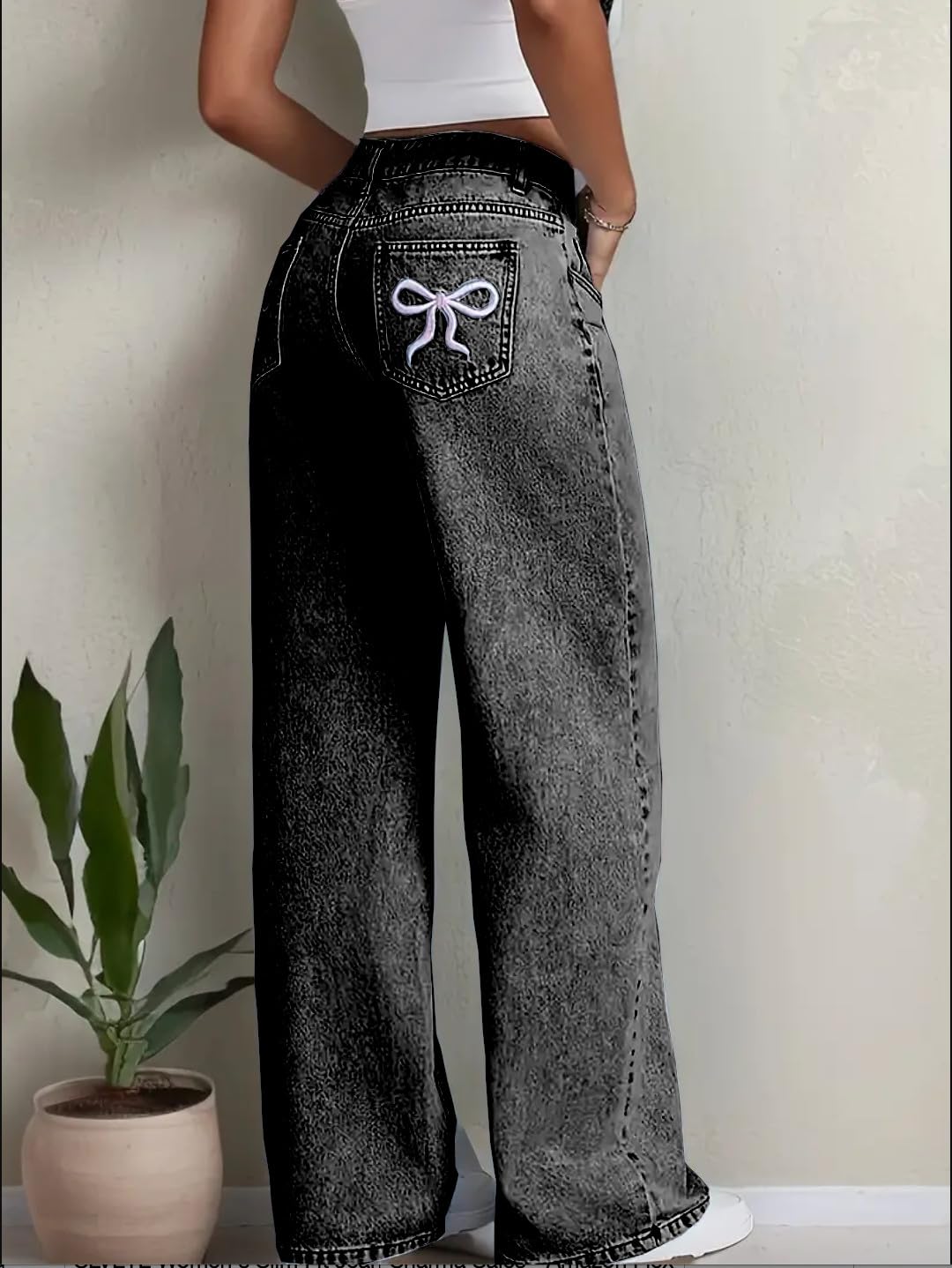 Nifty Women's High Waist Dark Wash Jeans - Image 3