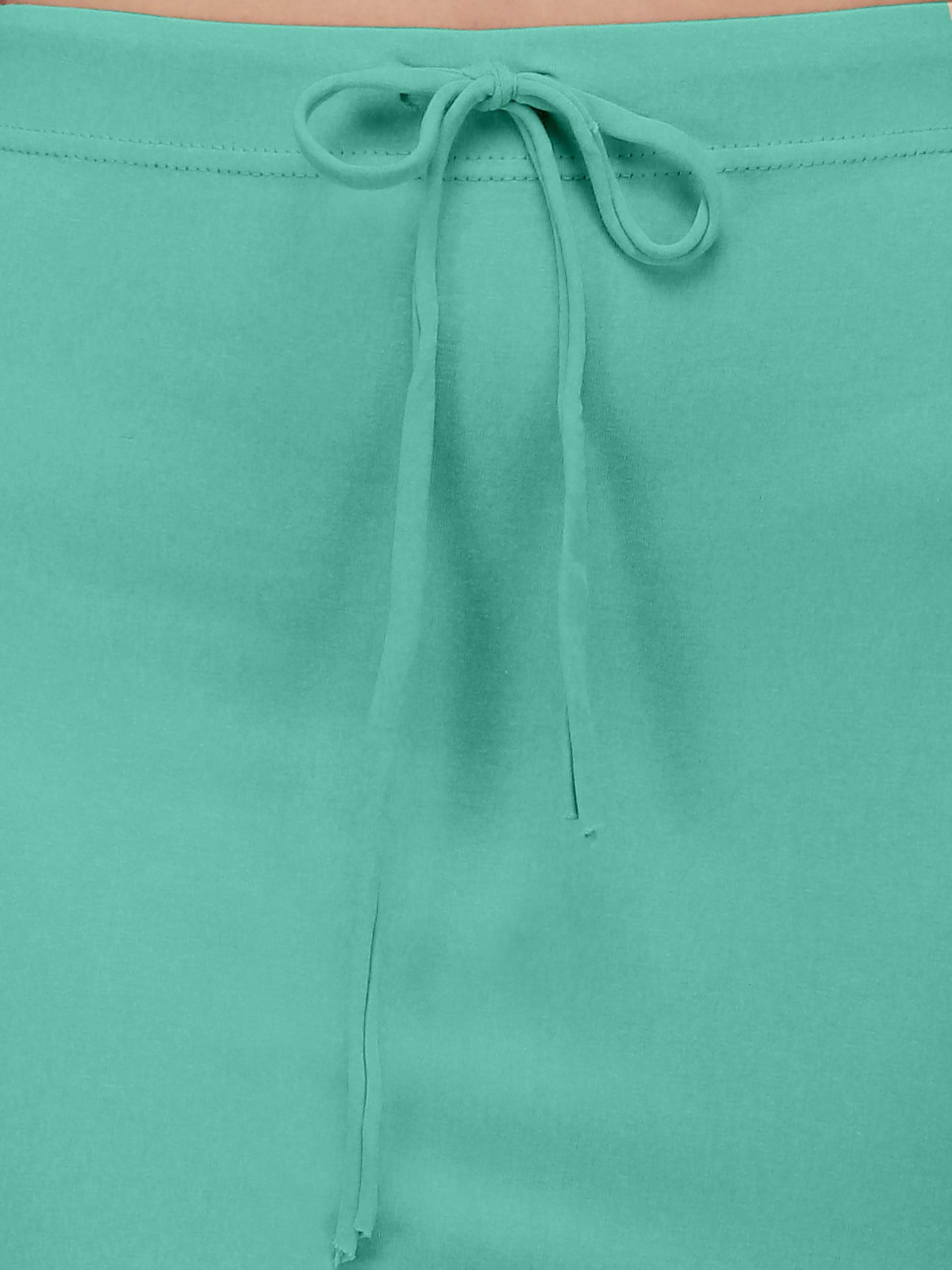 Mehrang Women Stretchable Saree Shapewear - Sea Green - Image 4