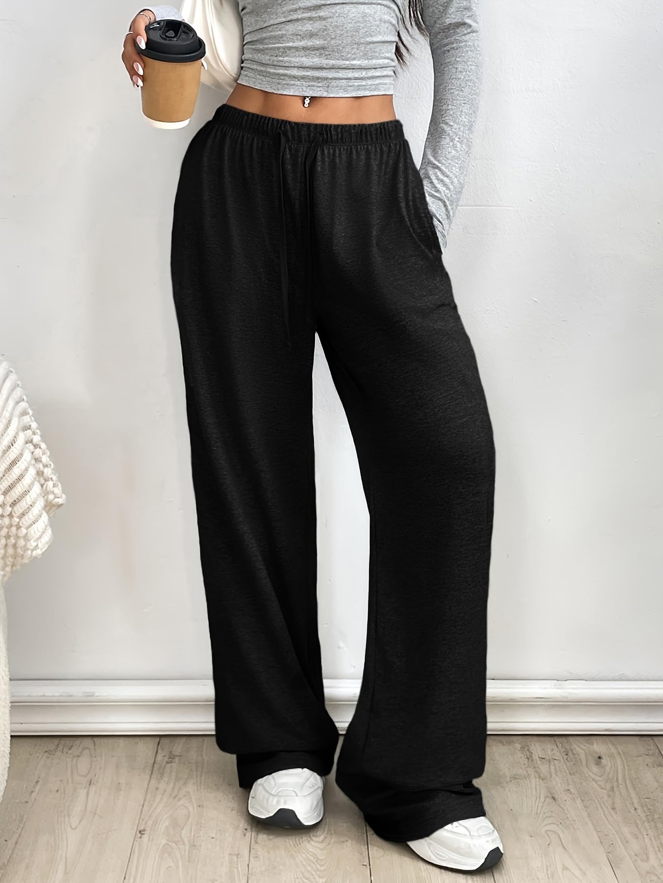 dockstreet Loose Open Bottom Joggers - Cotton - Image 3