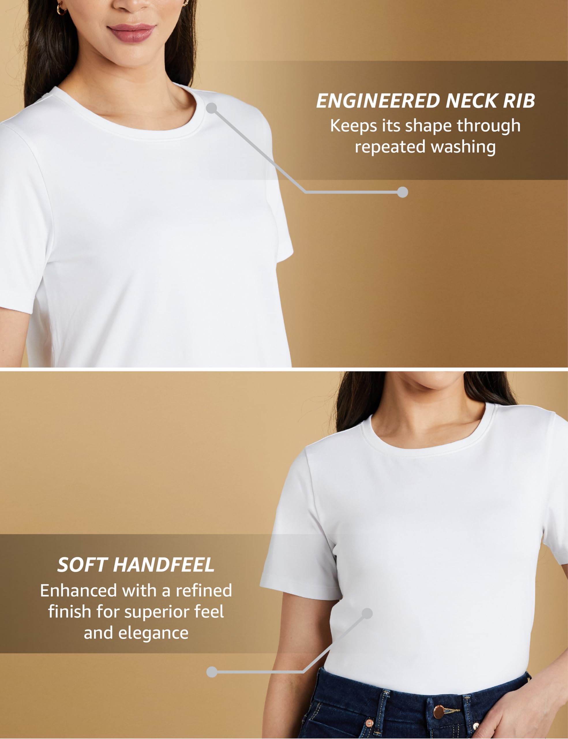 Symbol Women's Cotton Round Neck T-Shirt - Image 4