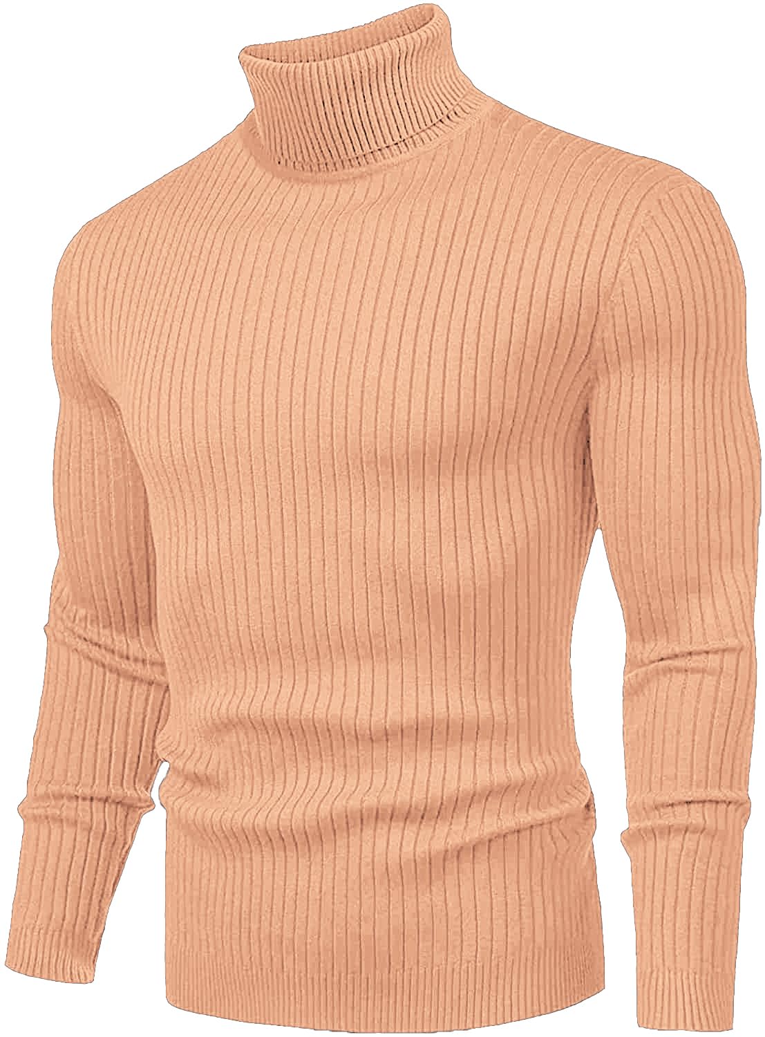 NORTHWIND Men's Cotton Turtleneck T-Shirt - Orange - Image 2