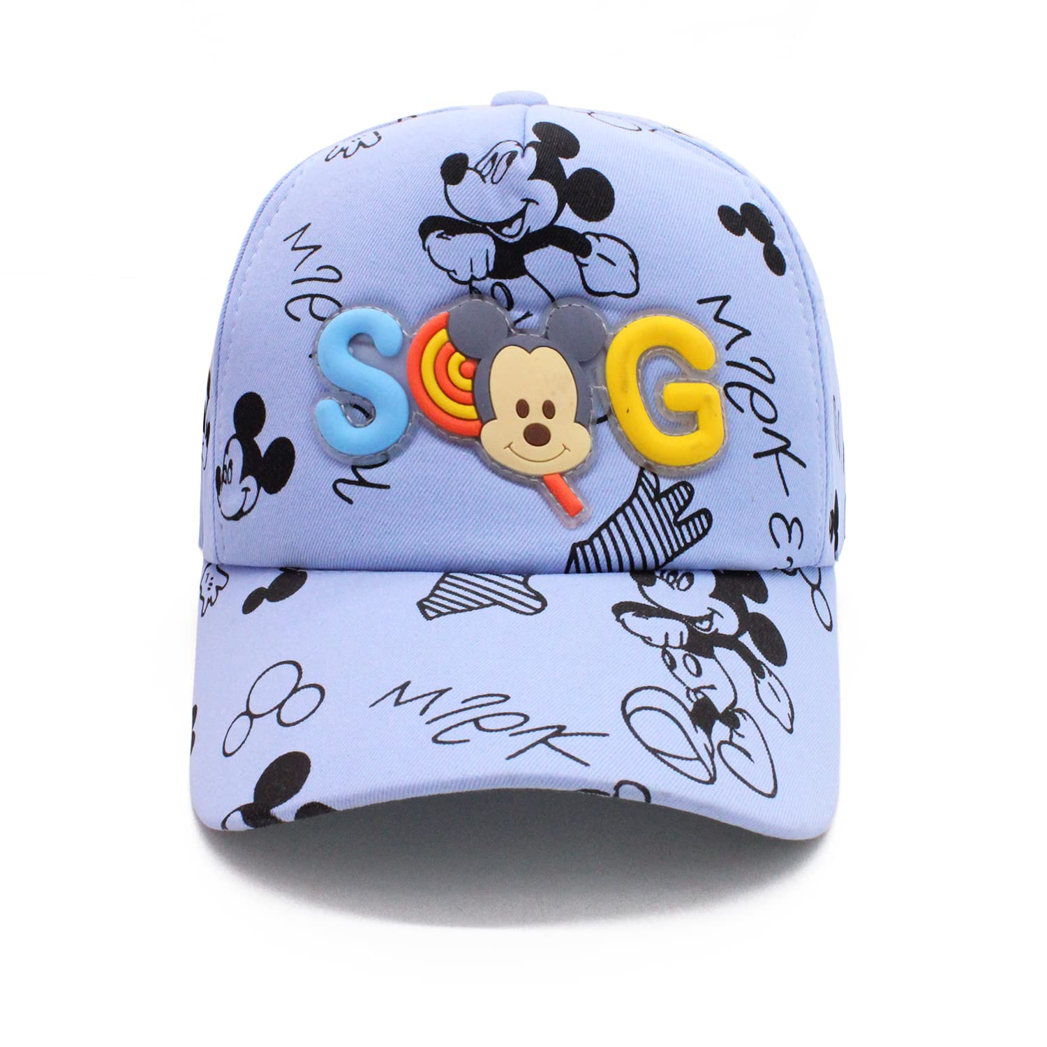 VRITRAZ Cartoon Character Printed Cap for Kids - Blue - Image 4