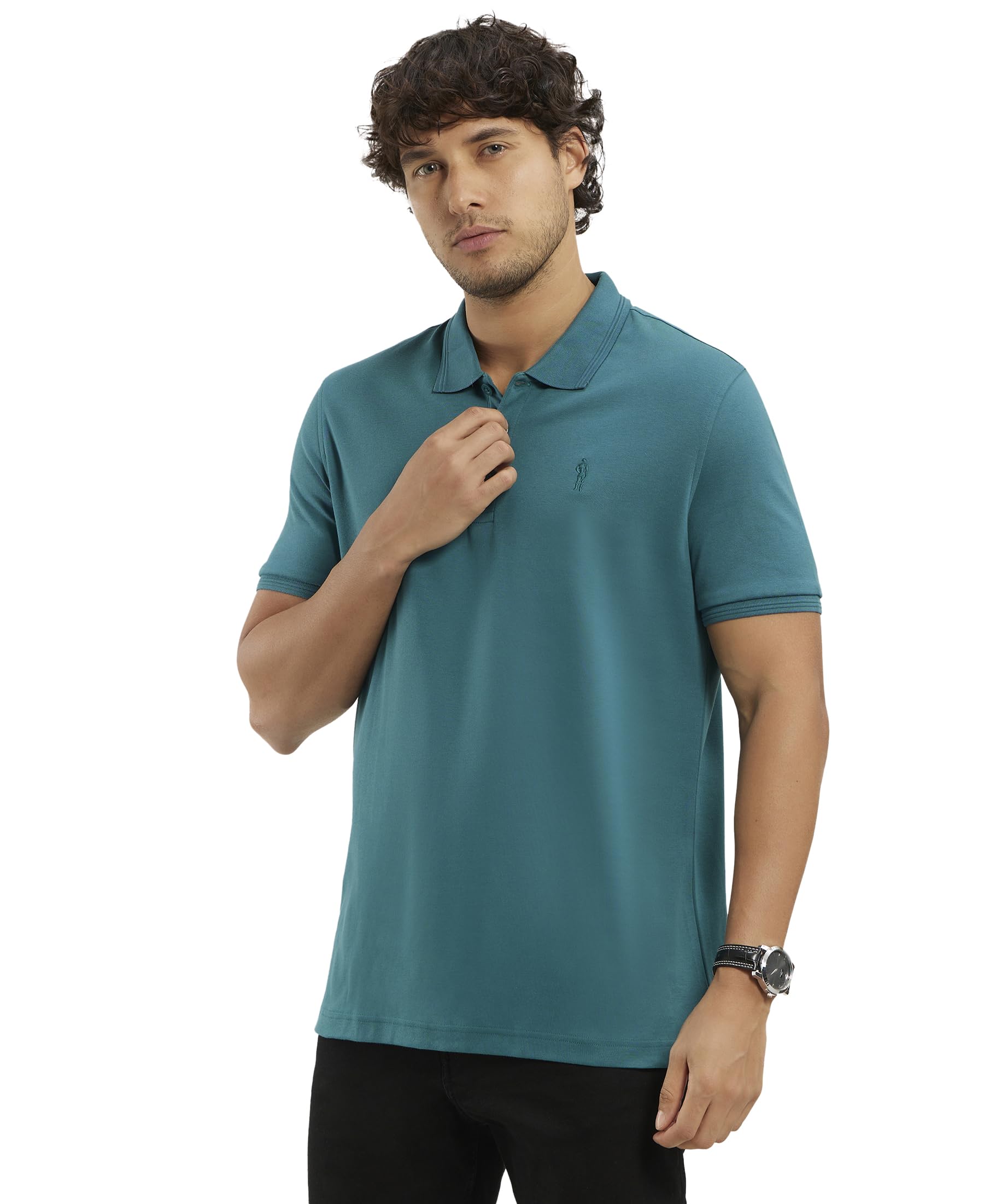 Jockey Men's Polo T-Shirt - Green