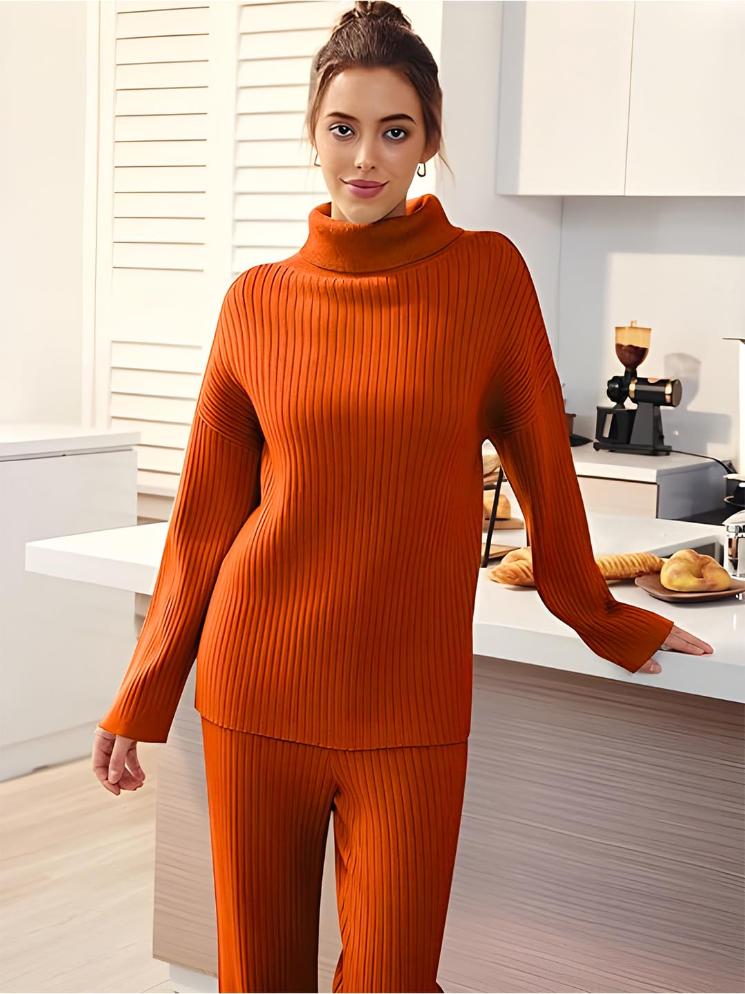 TYSORT Women's Woolen Turtleneck Sweater - Image 4