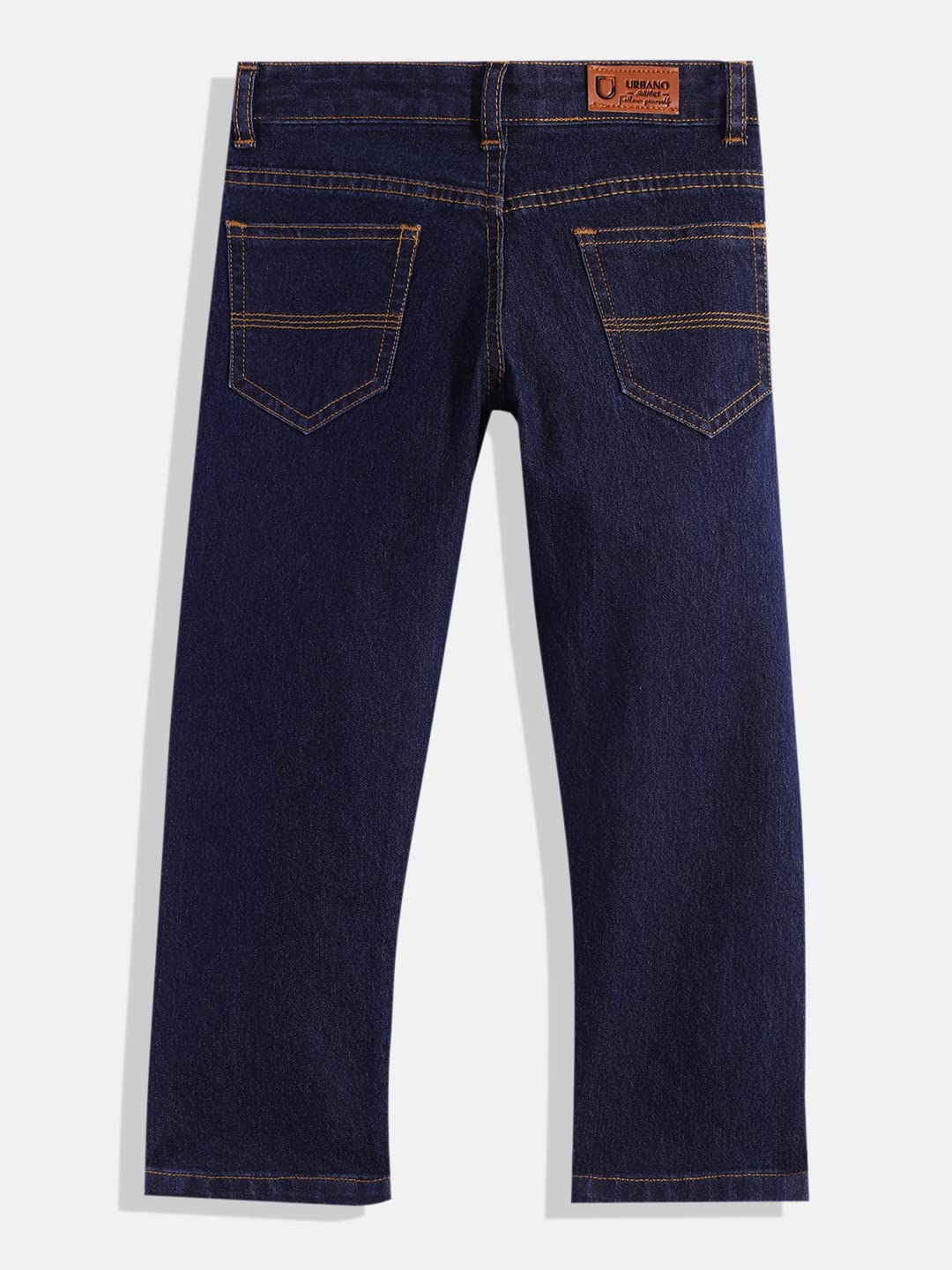 Urbano Juniors Dark Blue Slim Fit Jeans for Boys - Image 3