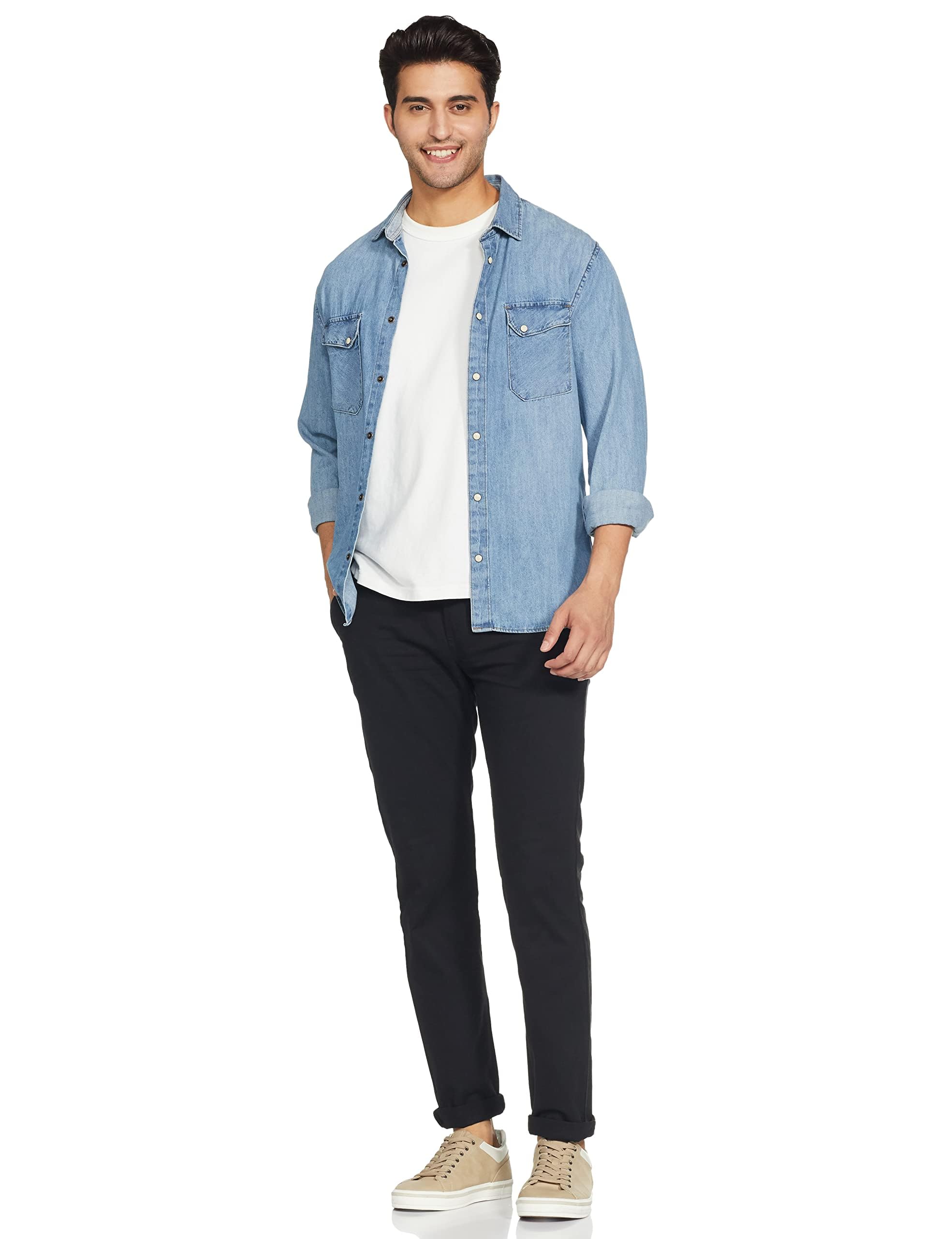 Symbol Men's Chino Trousers - Black - Image 3