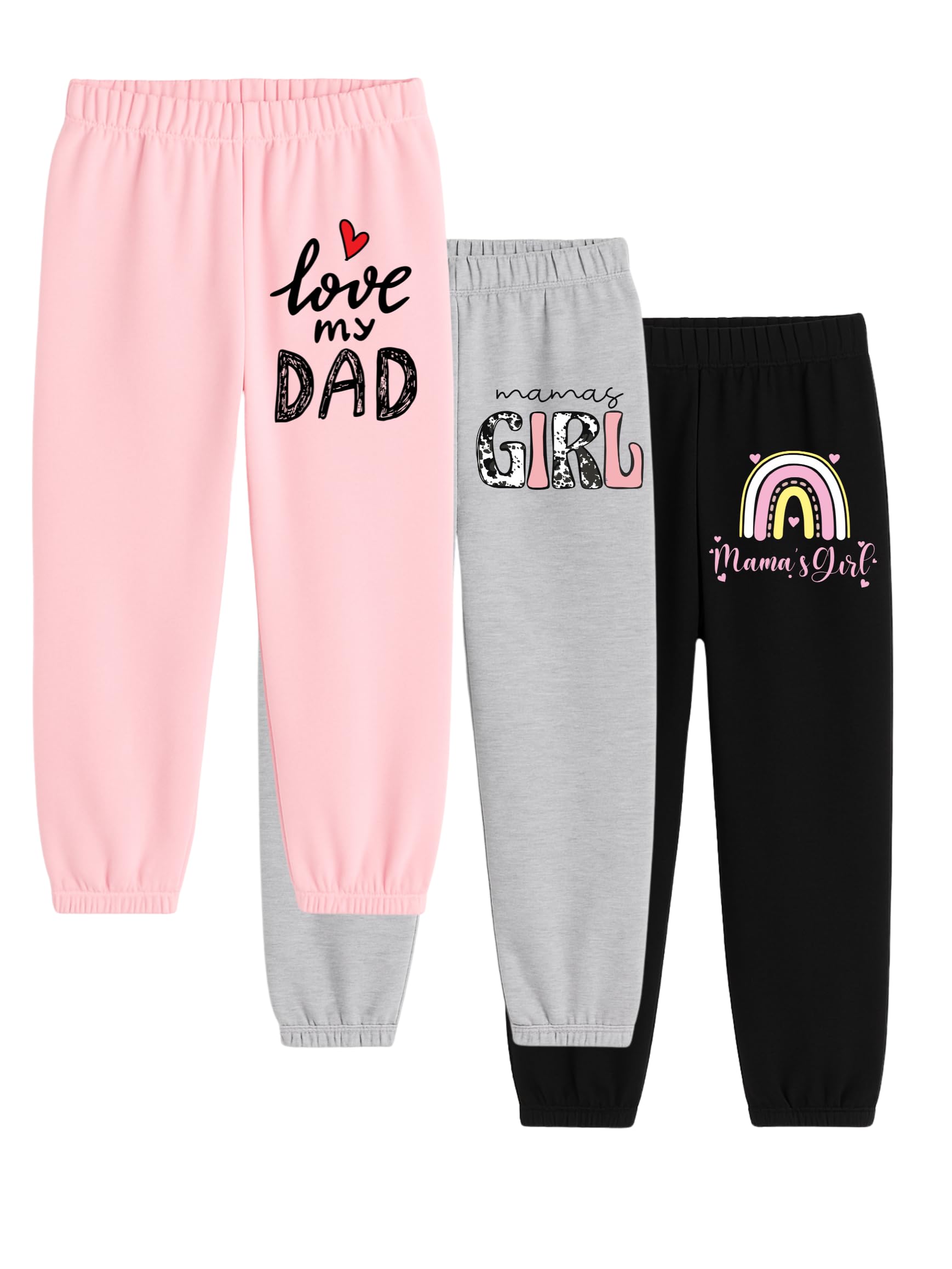 LILY & JADE Girls Printed Cotton Jogger Track Pants