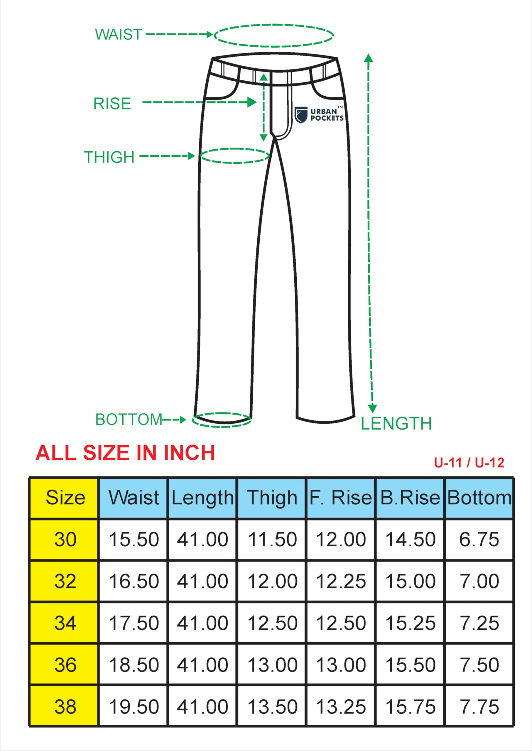 URBAN POCKETS Men's Classic Straight Fit Jeans - Image 5