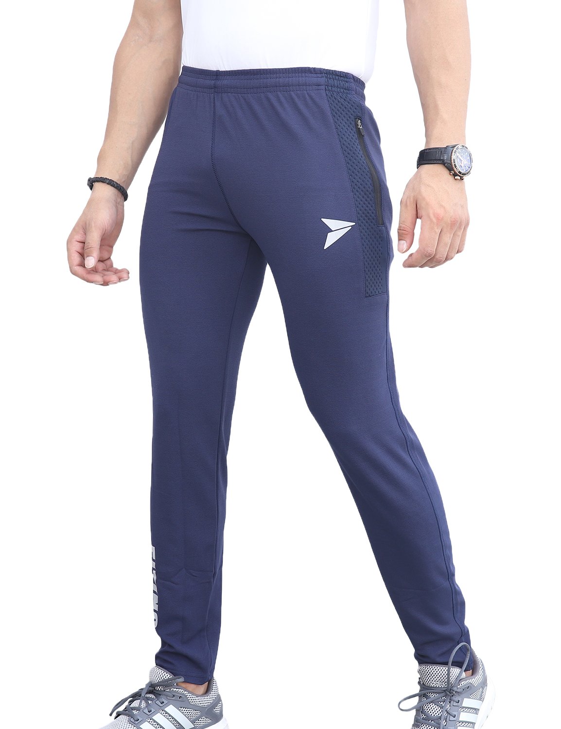 FITINC Men Slim Fit Trackpant - Blue - Image 2
