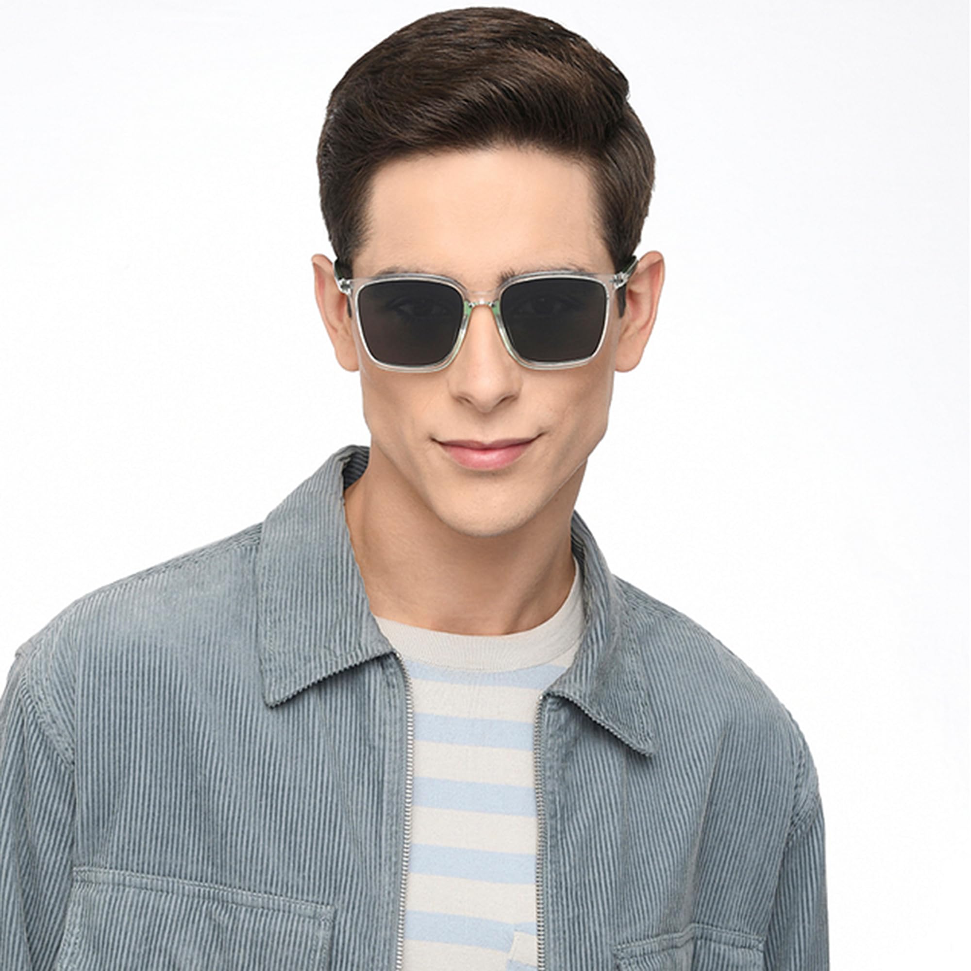 VINCENT CHASE Full Rim Square Sunglasses - Image 3