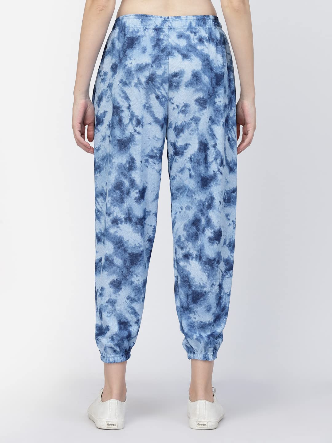 UZARUS Women's Printed Pyjamas Lounge Pants - Blue - Image 4