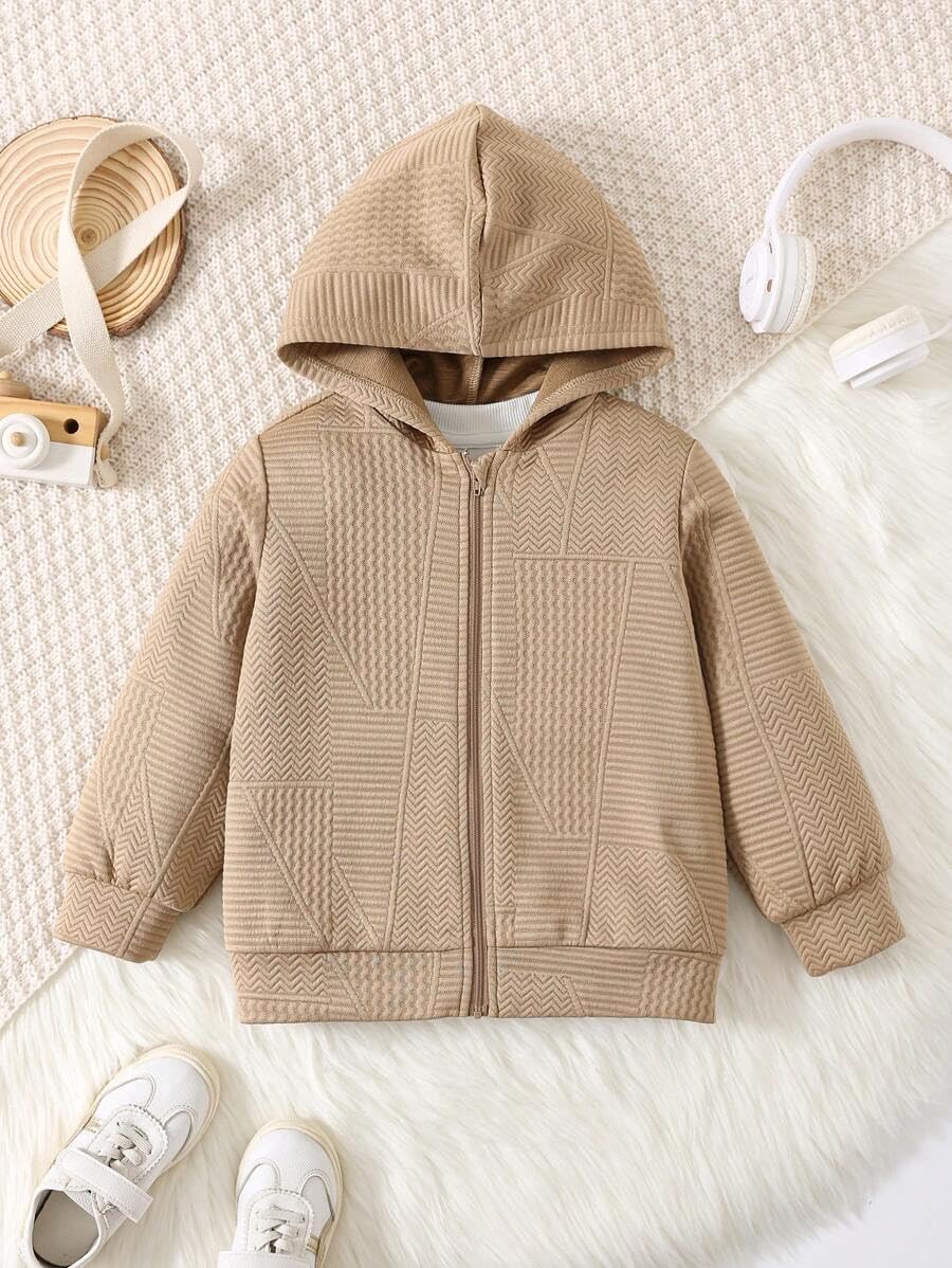 URBAN OX Zipper Hoodies for Boys and Girls - Chiku - Image 2