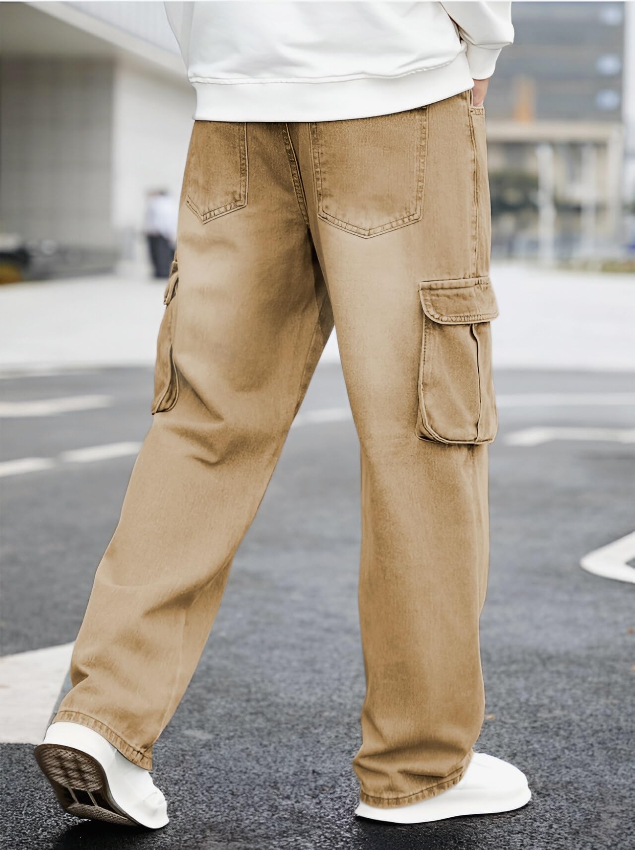 Ben Martin Men's Baggy Cargo Jeans - Image 2