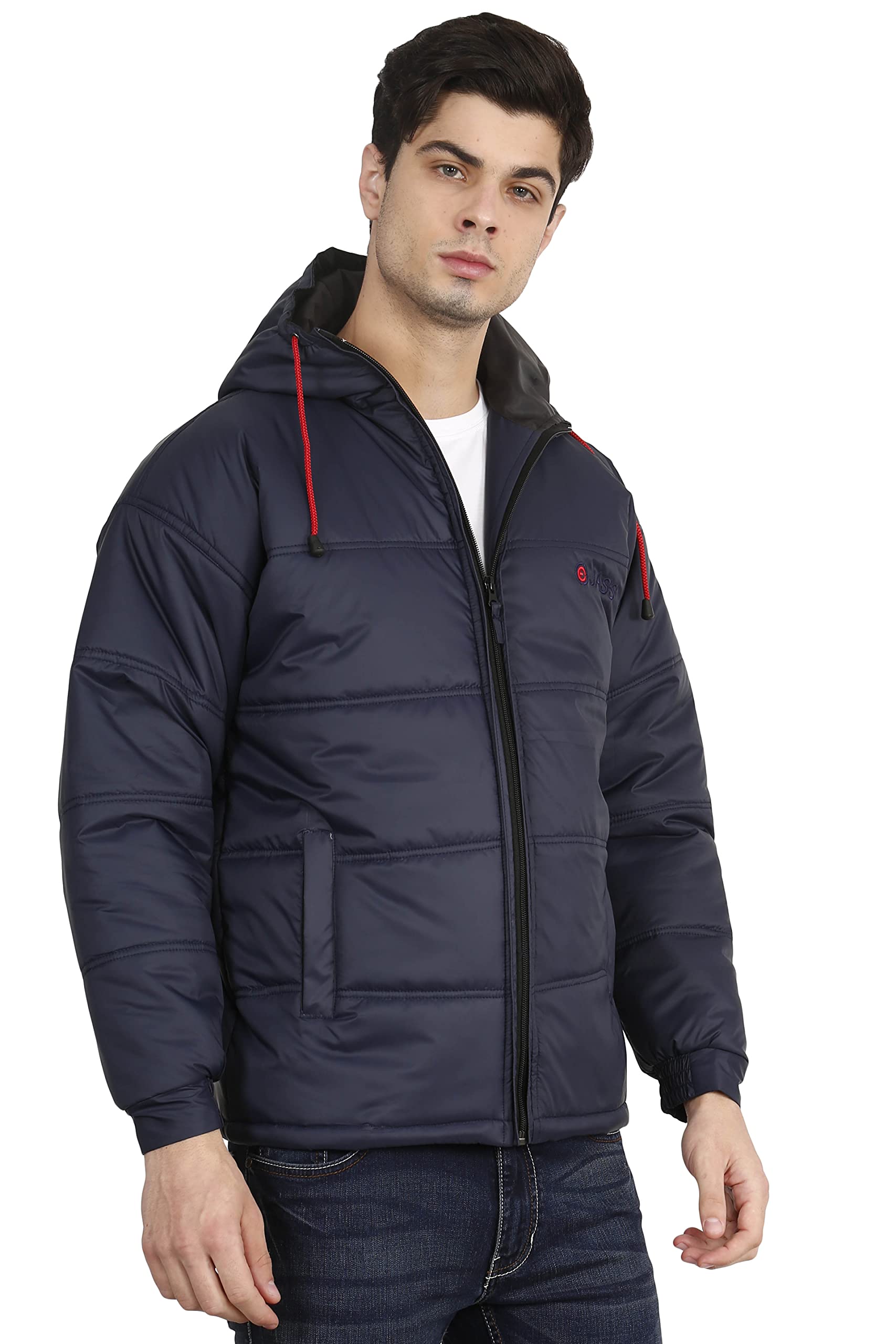 OJASS Men's Polyester Jacket - Navy Blue - Image 3
