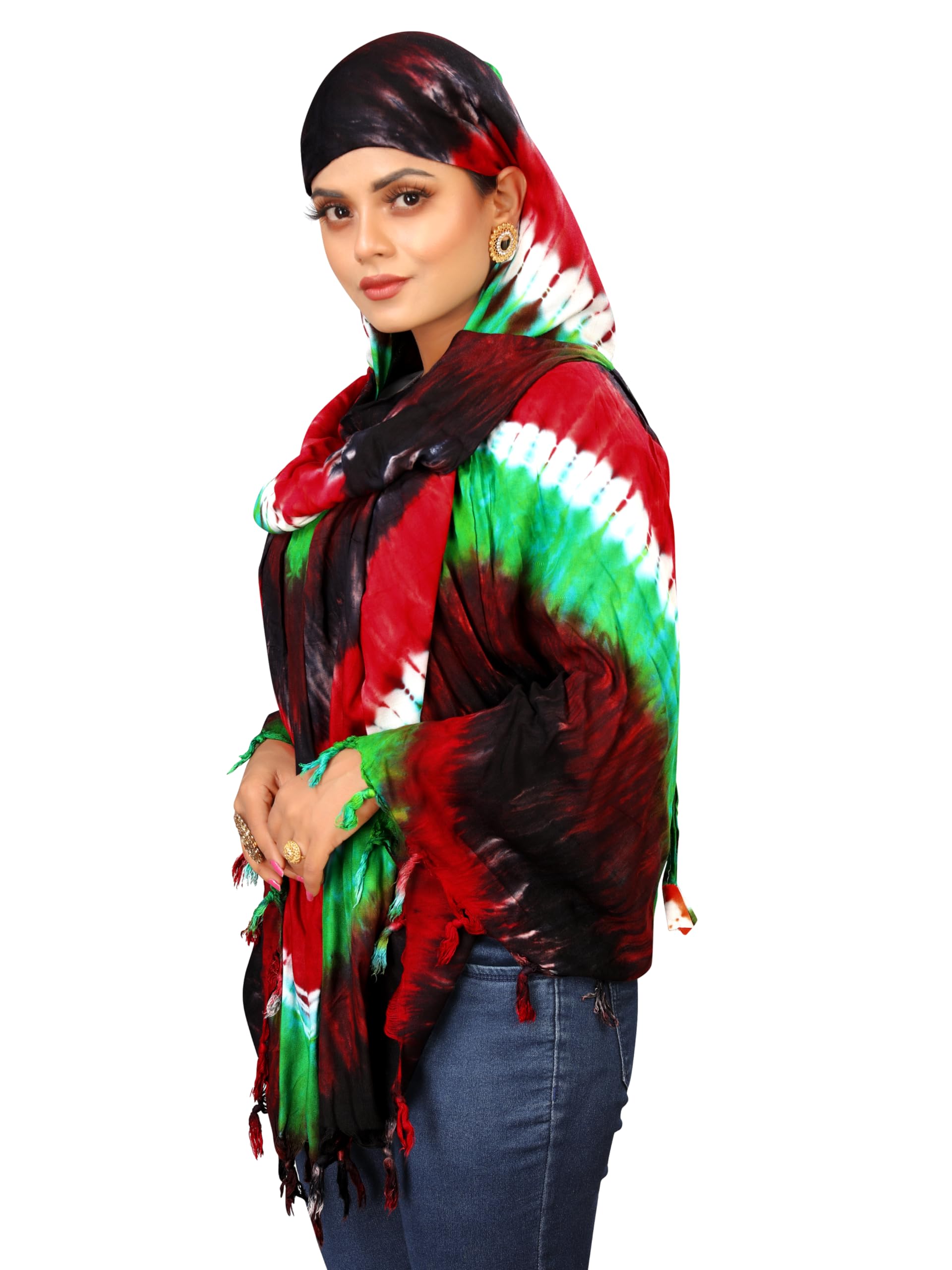 Shreeji Enterprise Cotton Scarf for Women - Bandhani