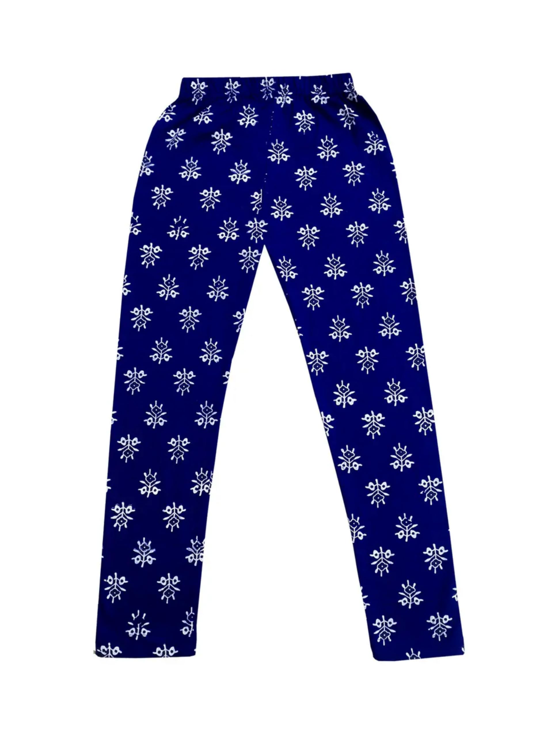 Multicolor Cotton Leggings for Girls - Image 5