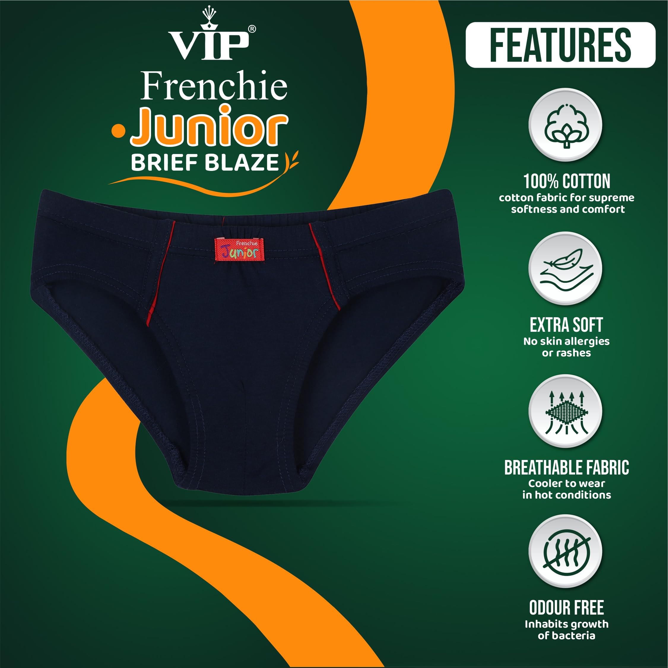 VIP Boys Cotton Briefs - Assorted - Image 3