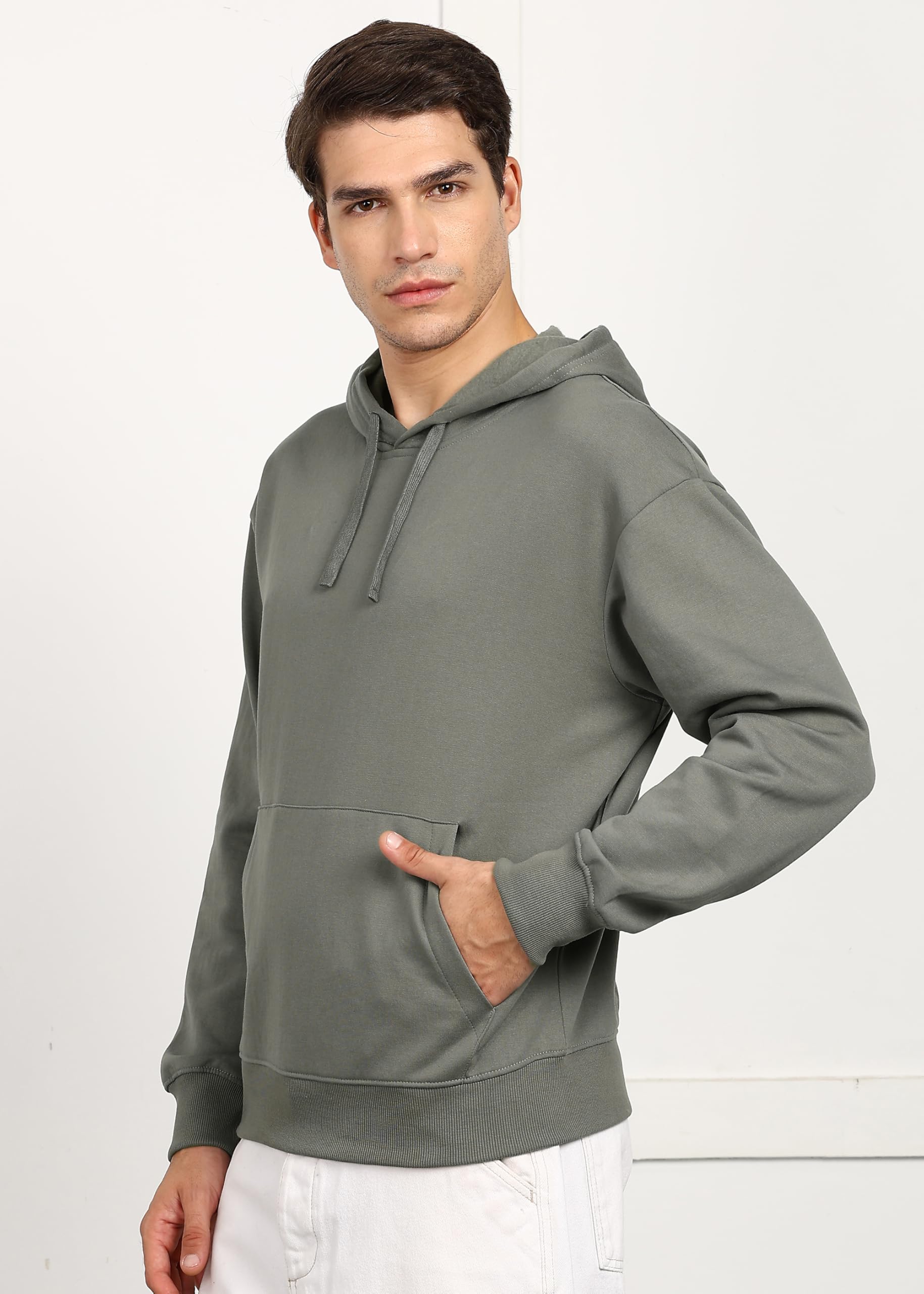 Alan Jones Men's Hoodie - Sage Grey - Image 3