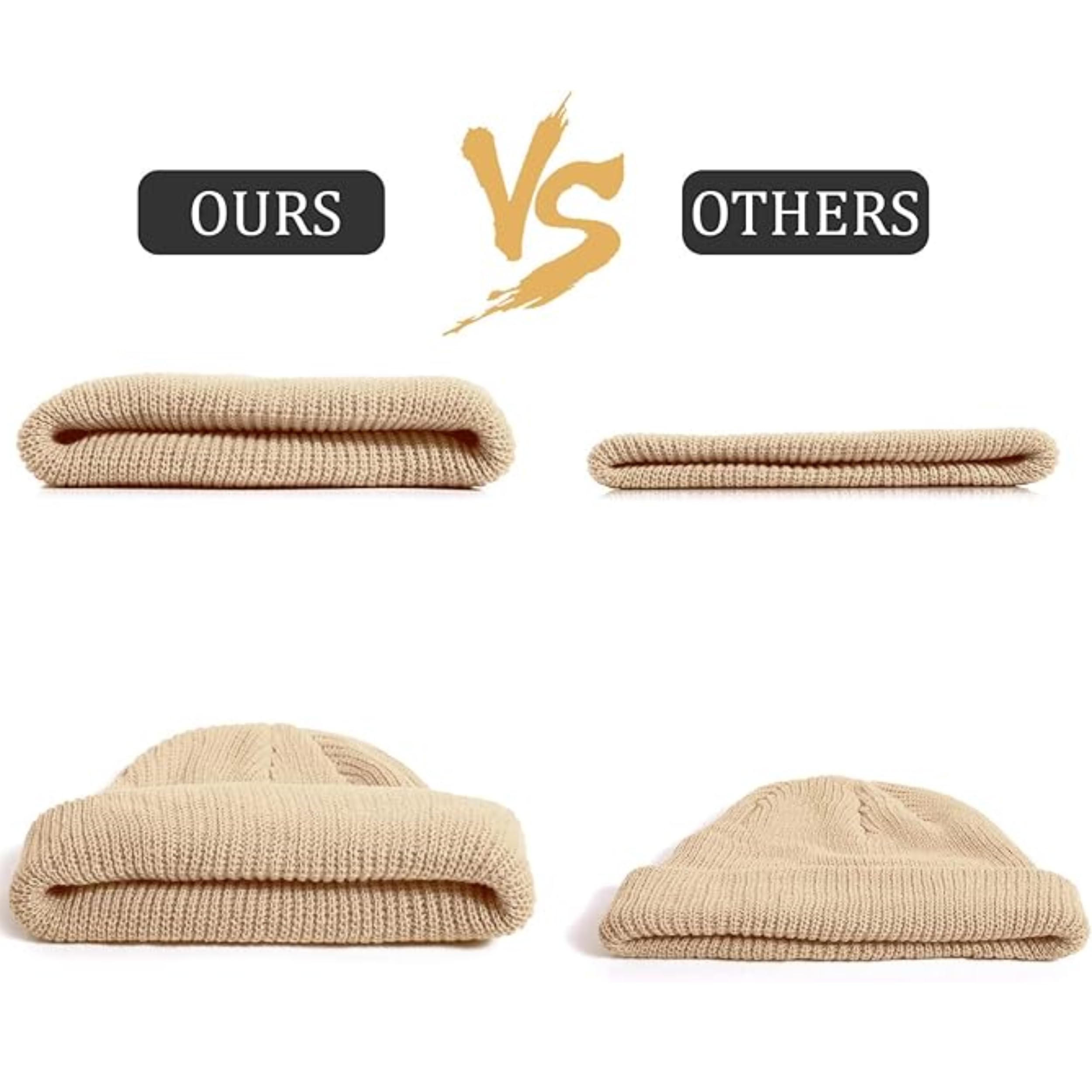 Yuneek Navy Woolen Skull Cap for Unisex - Image 3