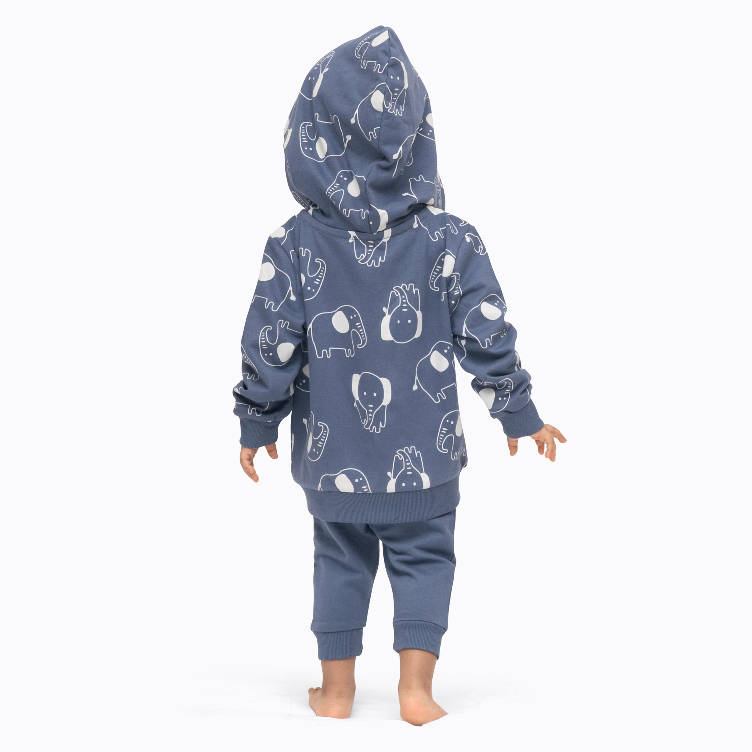 ARIEL Kids Cotton Fleece Hoodie Sweatshirt Set for Boys - Image 4