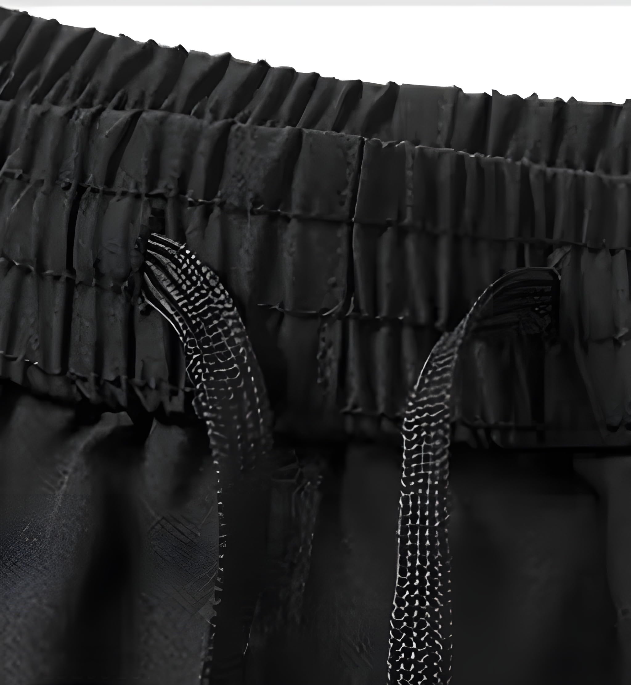 GarbGlide Men's Athletic Running Shorts - Black - Image 2