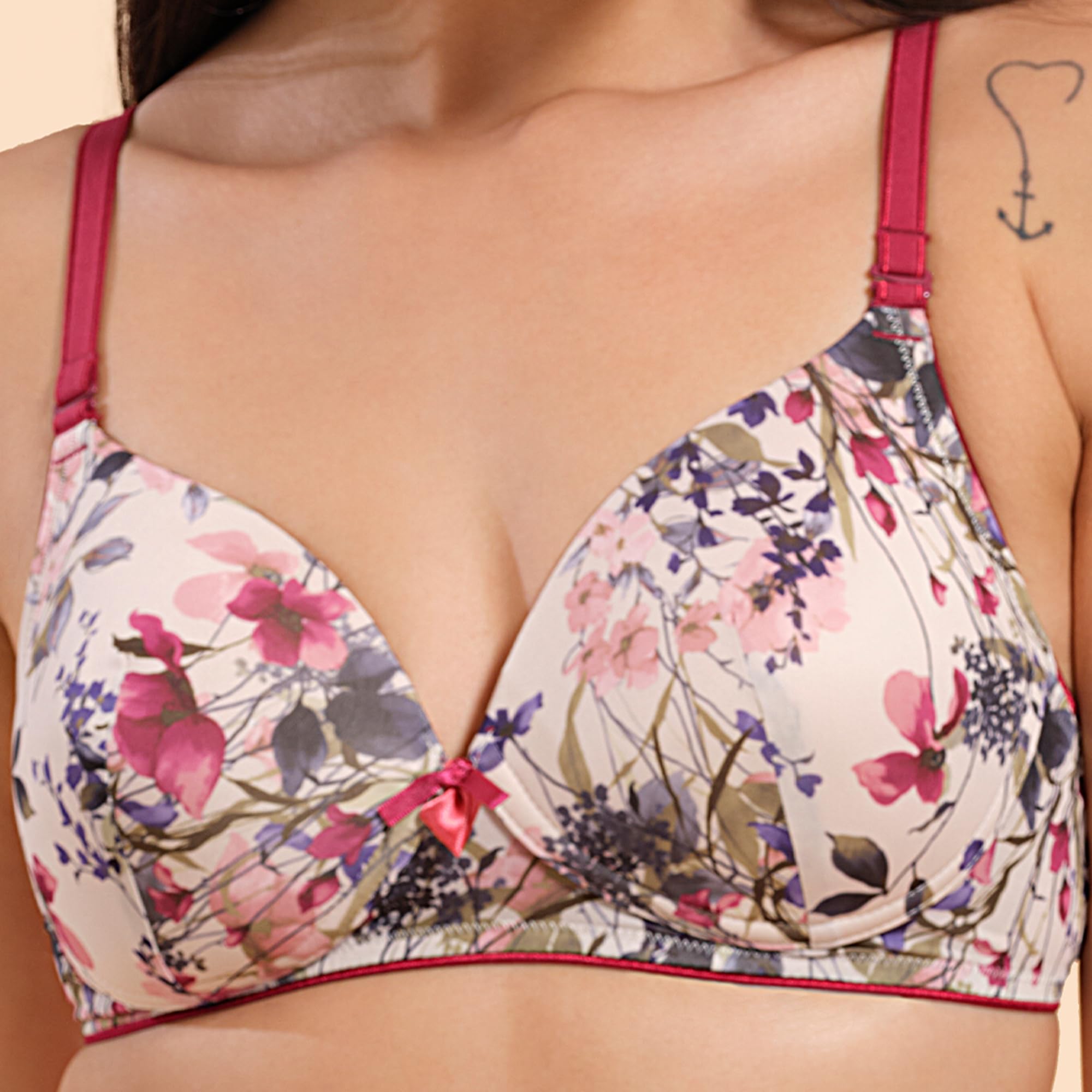 Enamor Invisible Neckline T-Shirt Bra - Padded Wirefree - Image 3