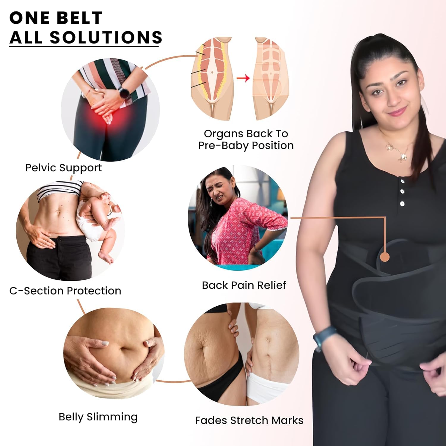 Upyogaa Postpartum Belly Band for Women - Image 5