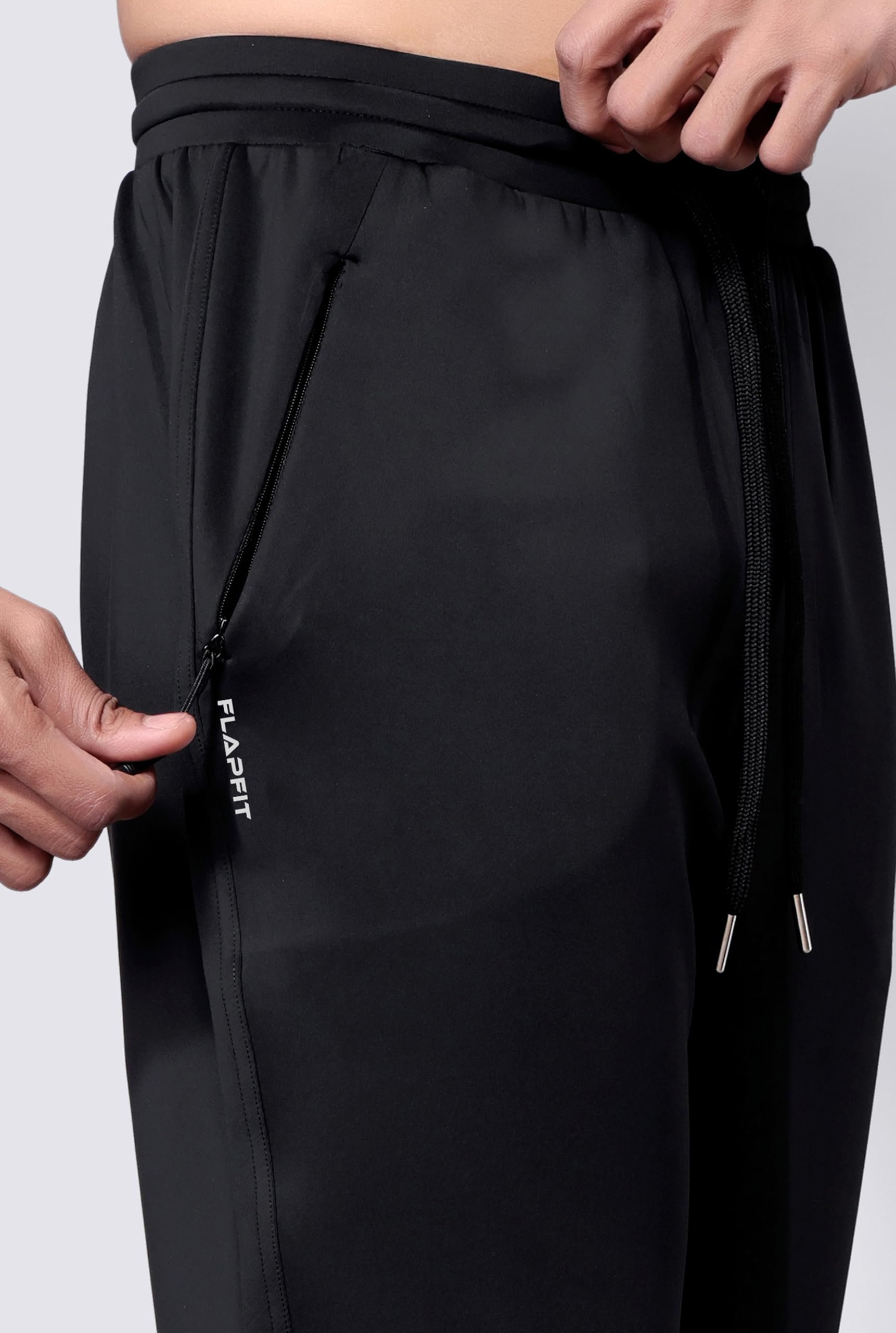 Flapfit Men's Track Pants - Black - Image 3