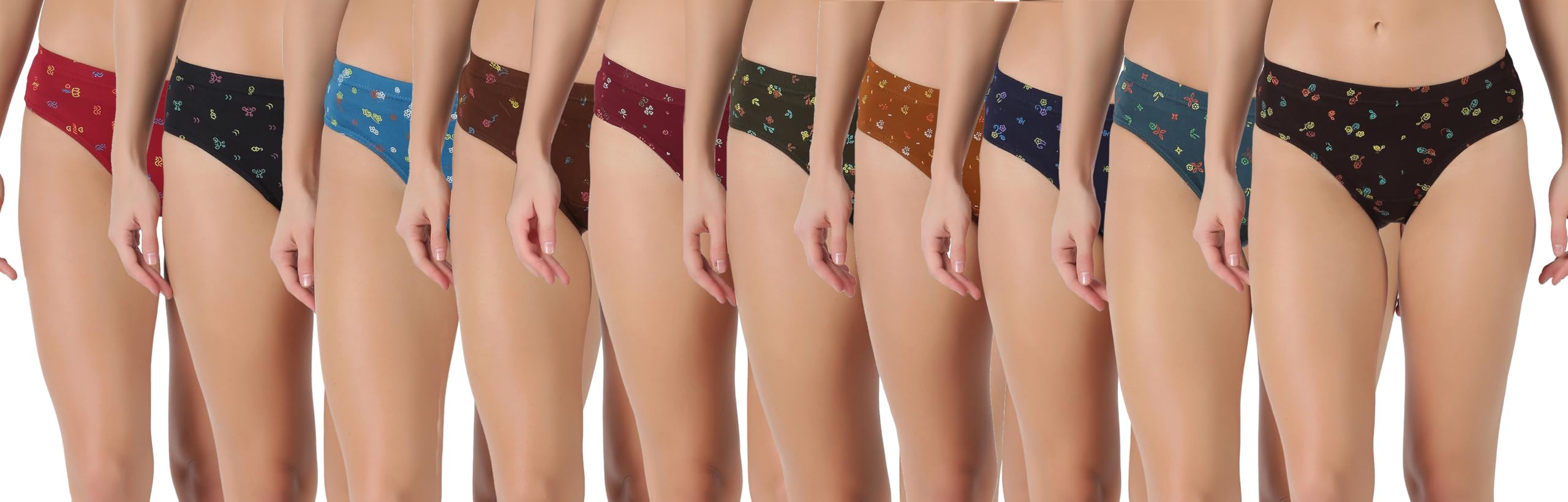 Dollar Lehar Women's Printed Hipster Panty