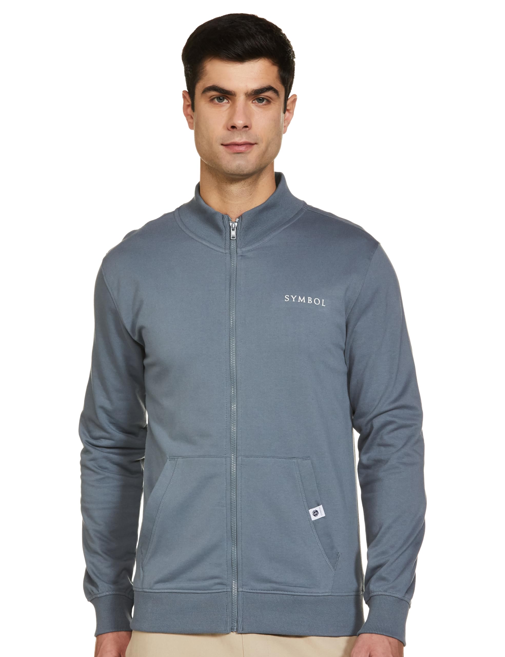 Amazon Men Cotton Blend Sweatshirt - Ash