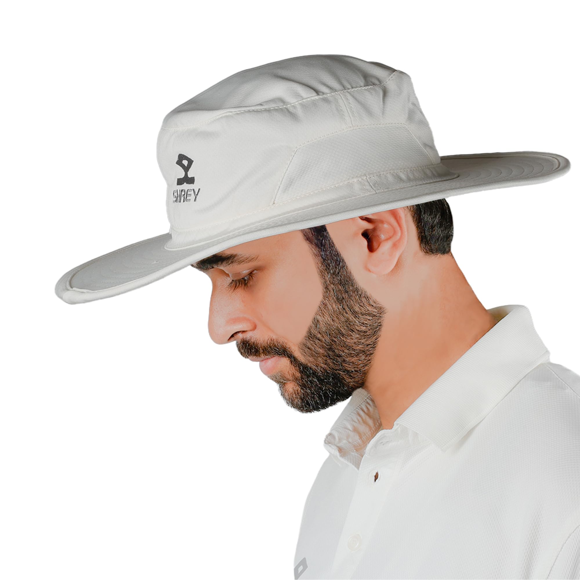 SHREY Cricket Hat for Men - Off White - Image 4